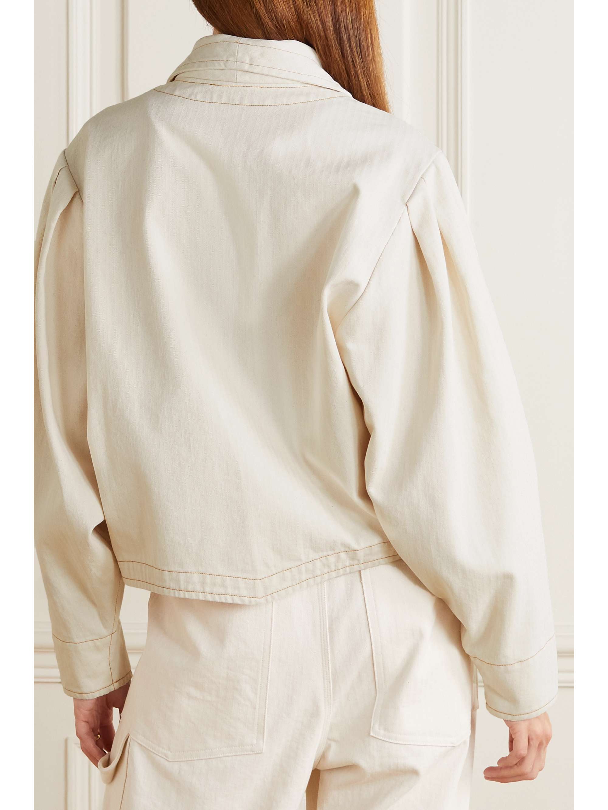 ISABEL MARANT Pauline herringbone cotton jacket