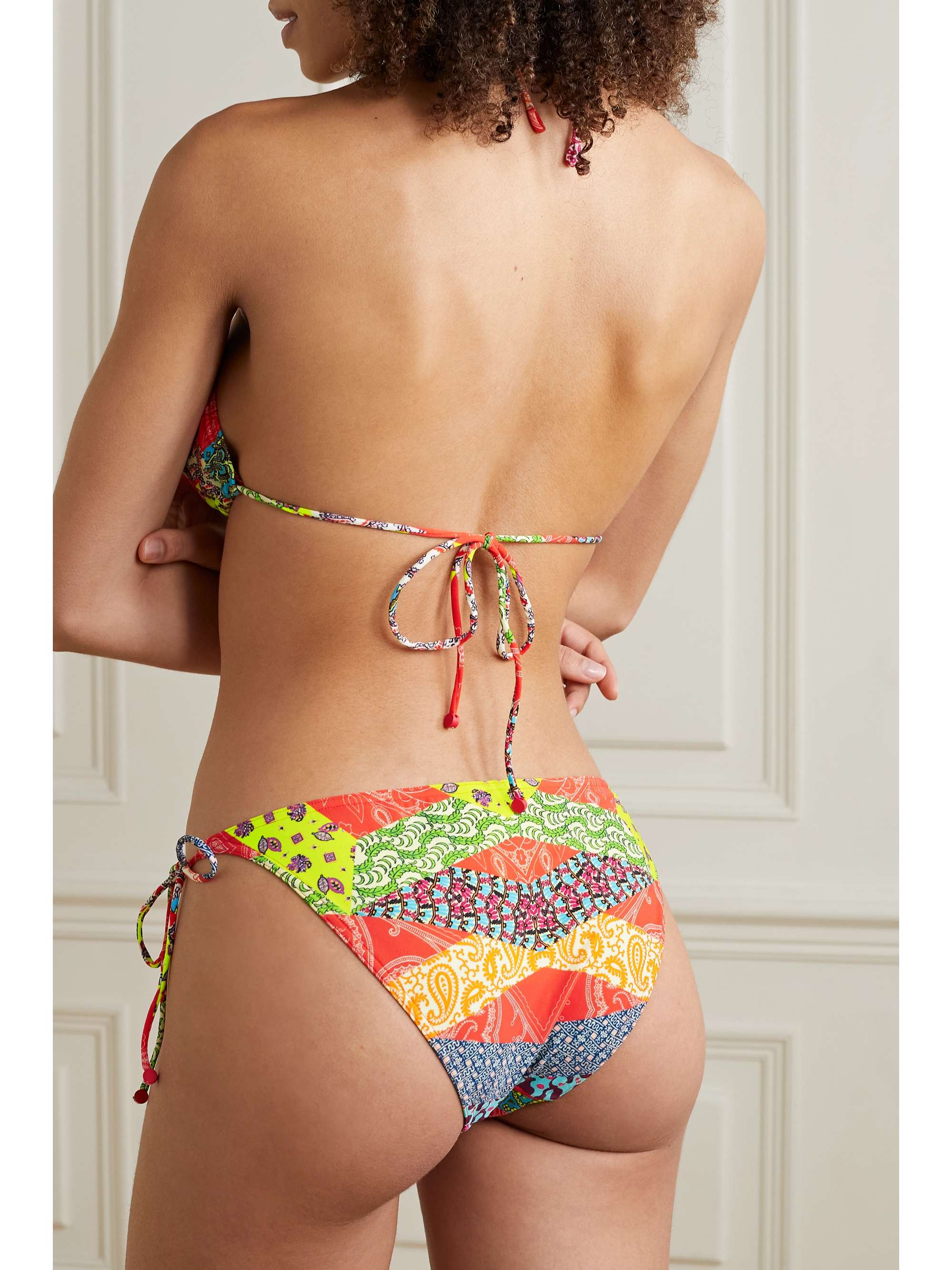 ETRO Dreams printed triangle bikini