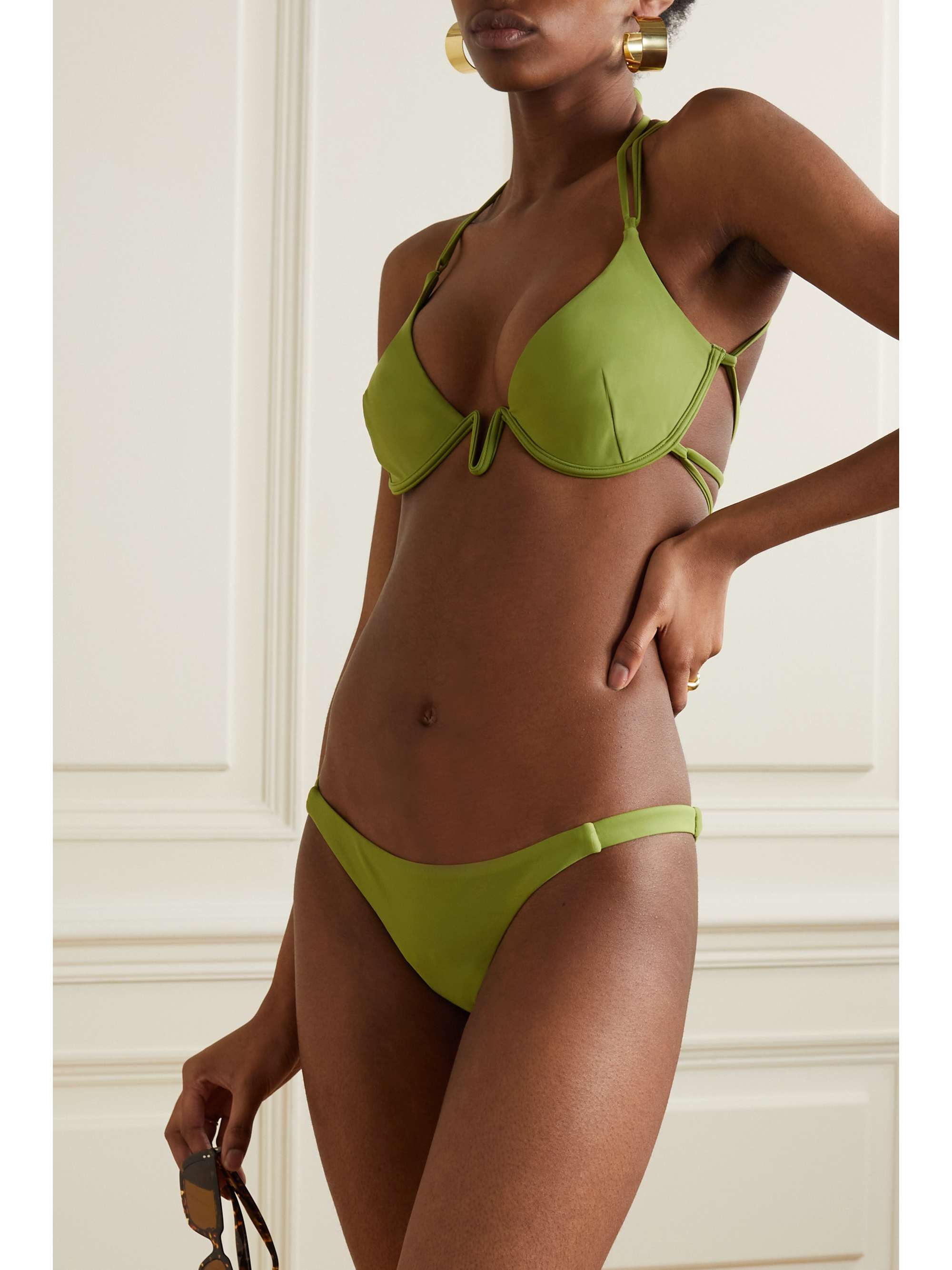 CULT GAIA + NET SUSTAIN Emilia recycled bikini briefs