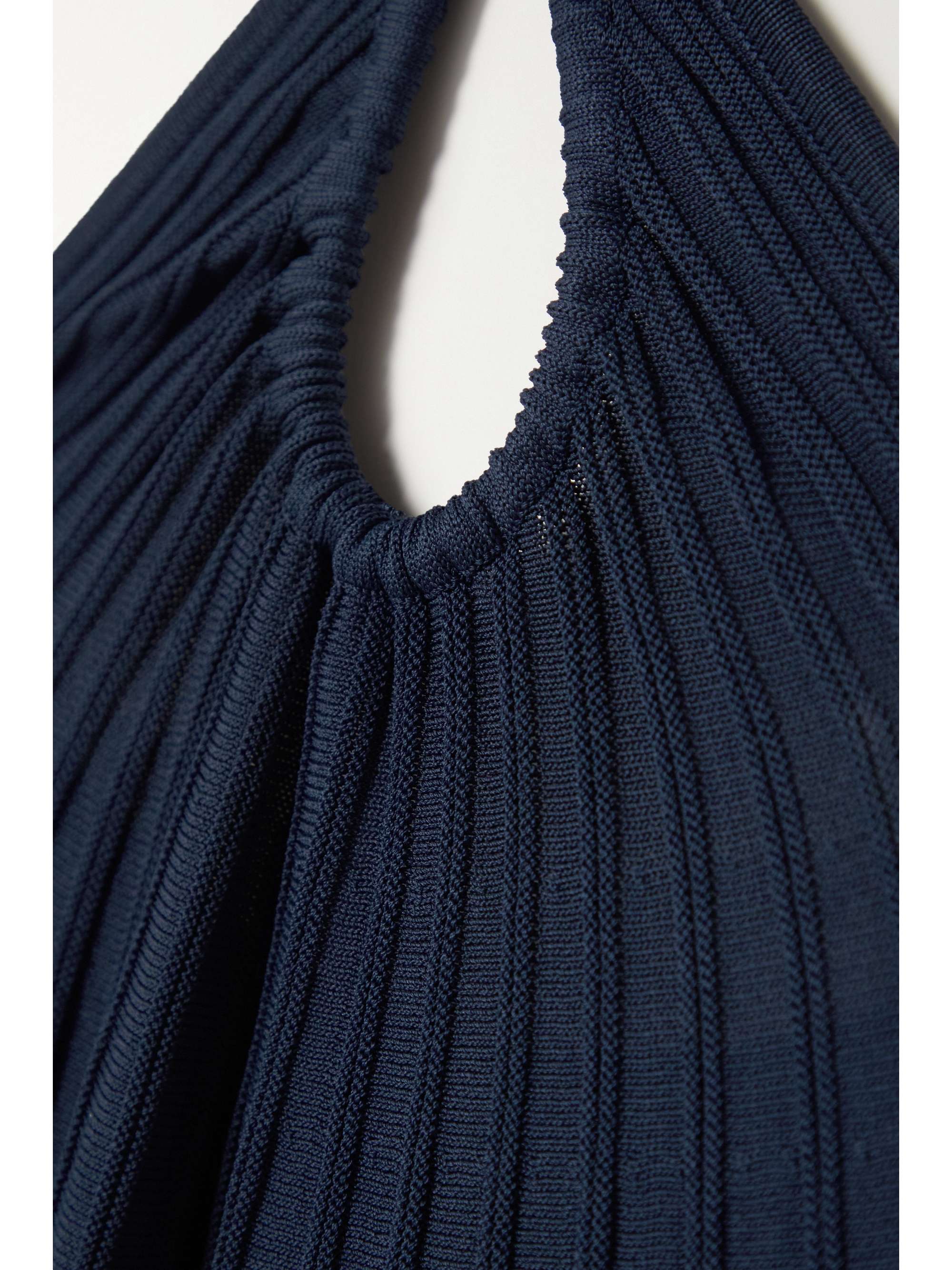 CULT GAIA Ottilia cutout ribbed-knit midi dress