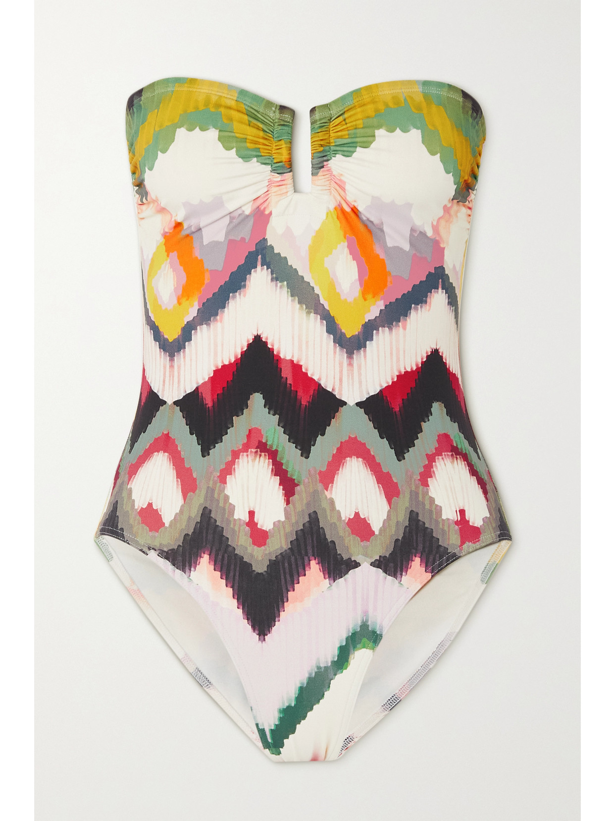 Eres Pirogue Printed Bandeau Swimsuit In Unknown