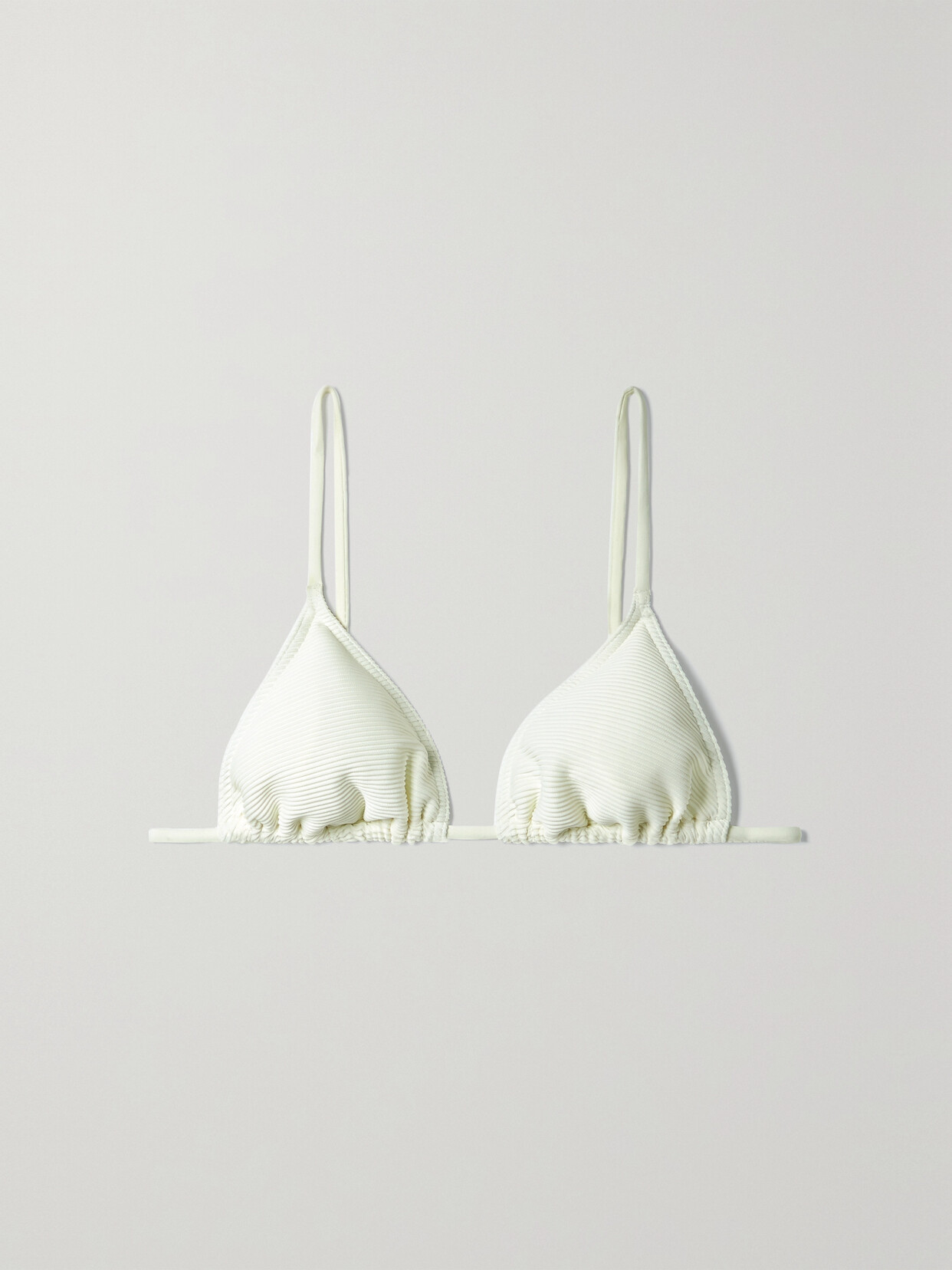ERES MATELOT RIBBED TRIANGLE BIKINI TOP