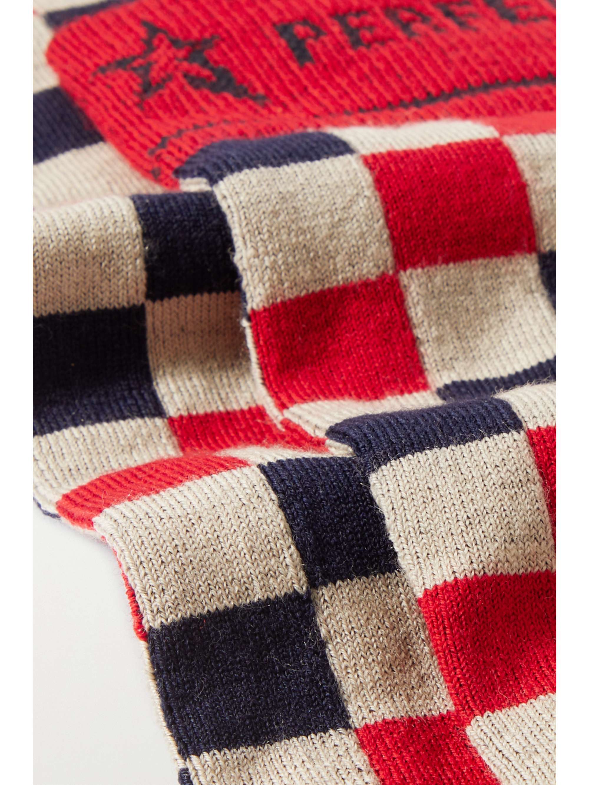 PERFECT MOMENT Bloko padded jacquard-knit merino wool-blend ski socks