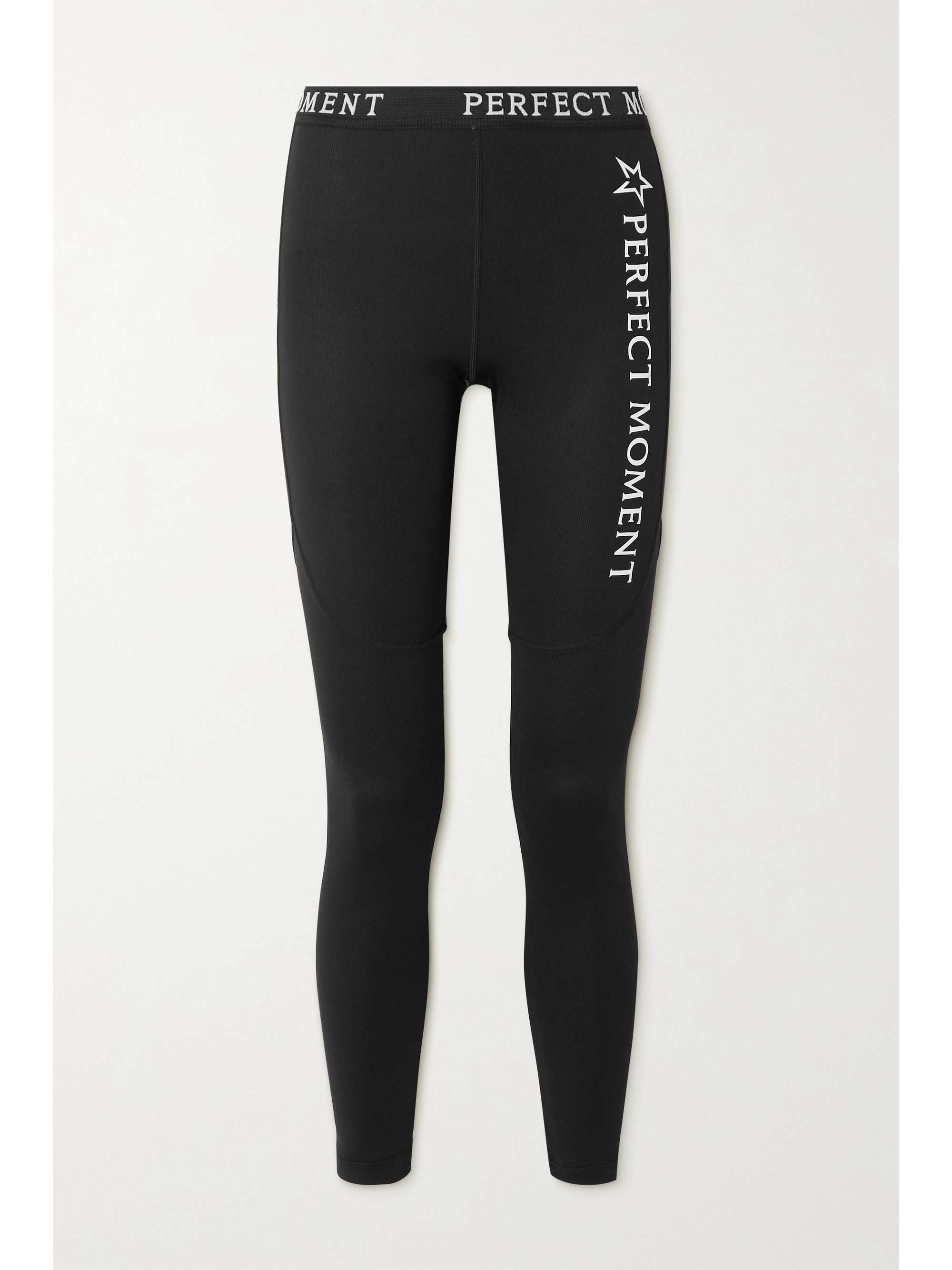 Black Printed thermal leggings 