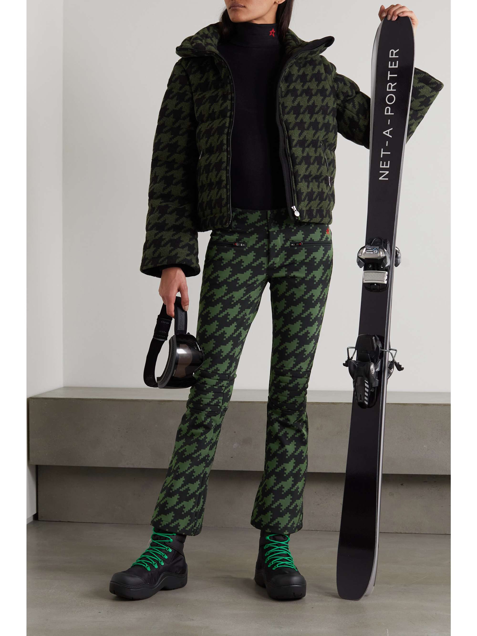 perfect moment houndstooth ski pants