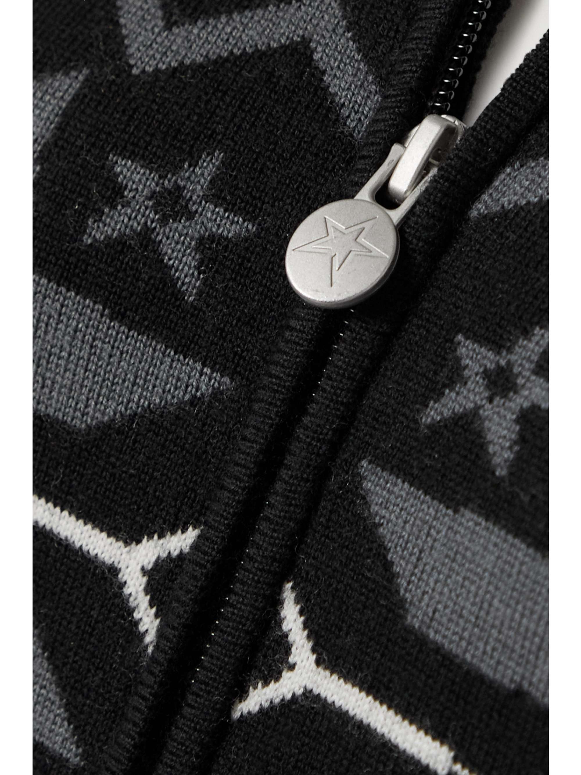 PERFECT MOMENT Nordic intarsia merino wool bodysuit