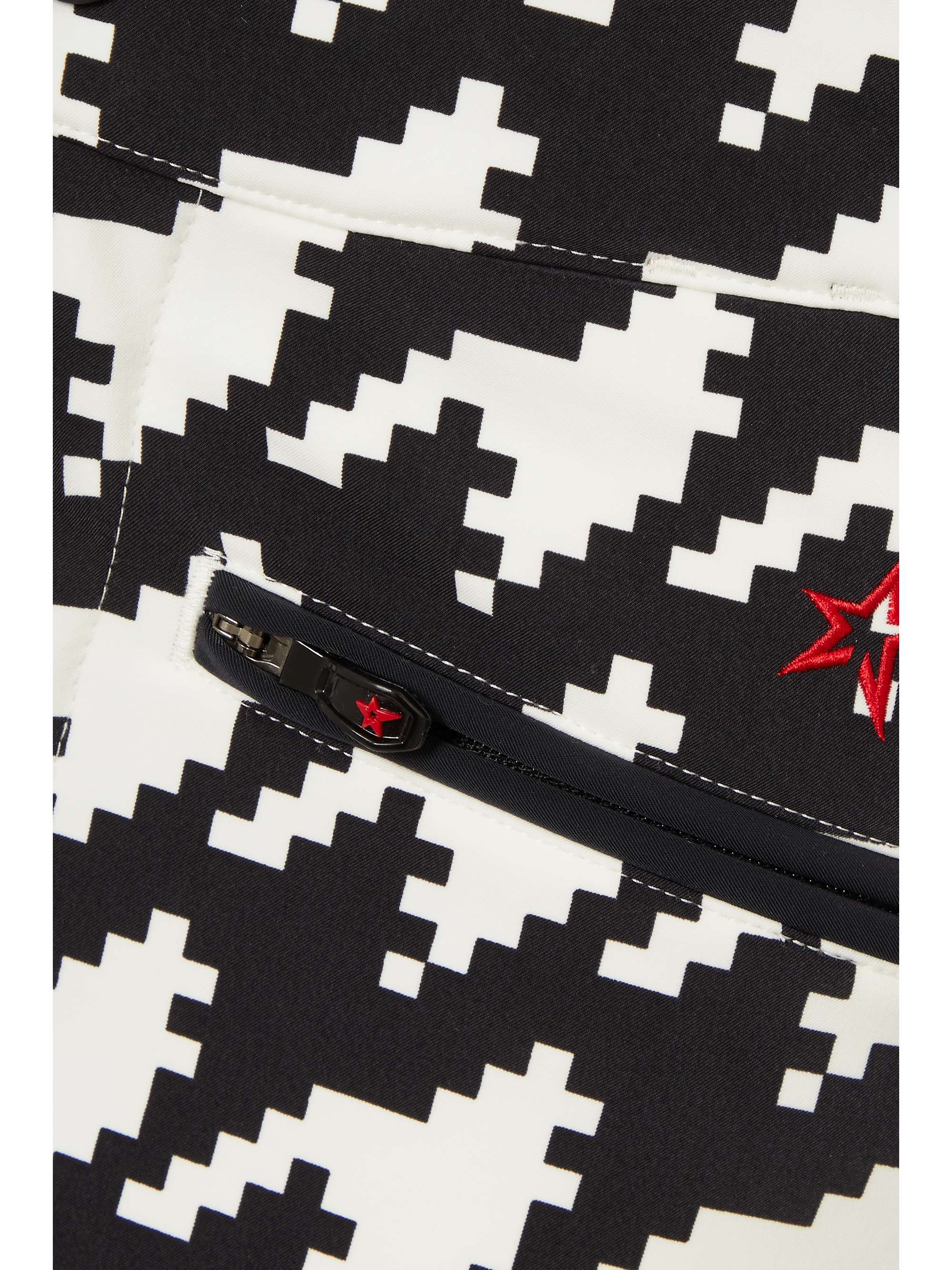 PERFECT MOMENT Aurora houndstooth high-rise flared ski pants