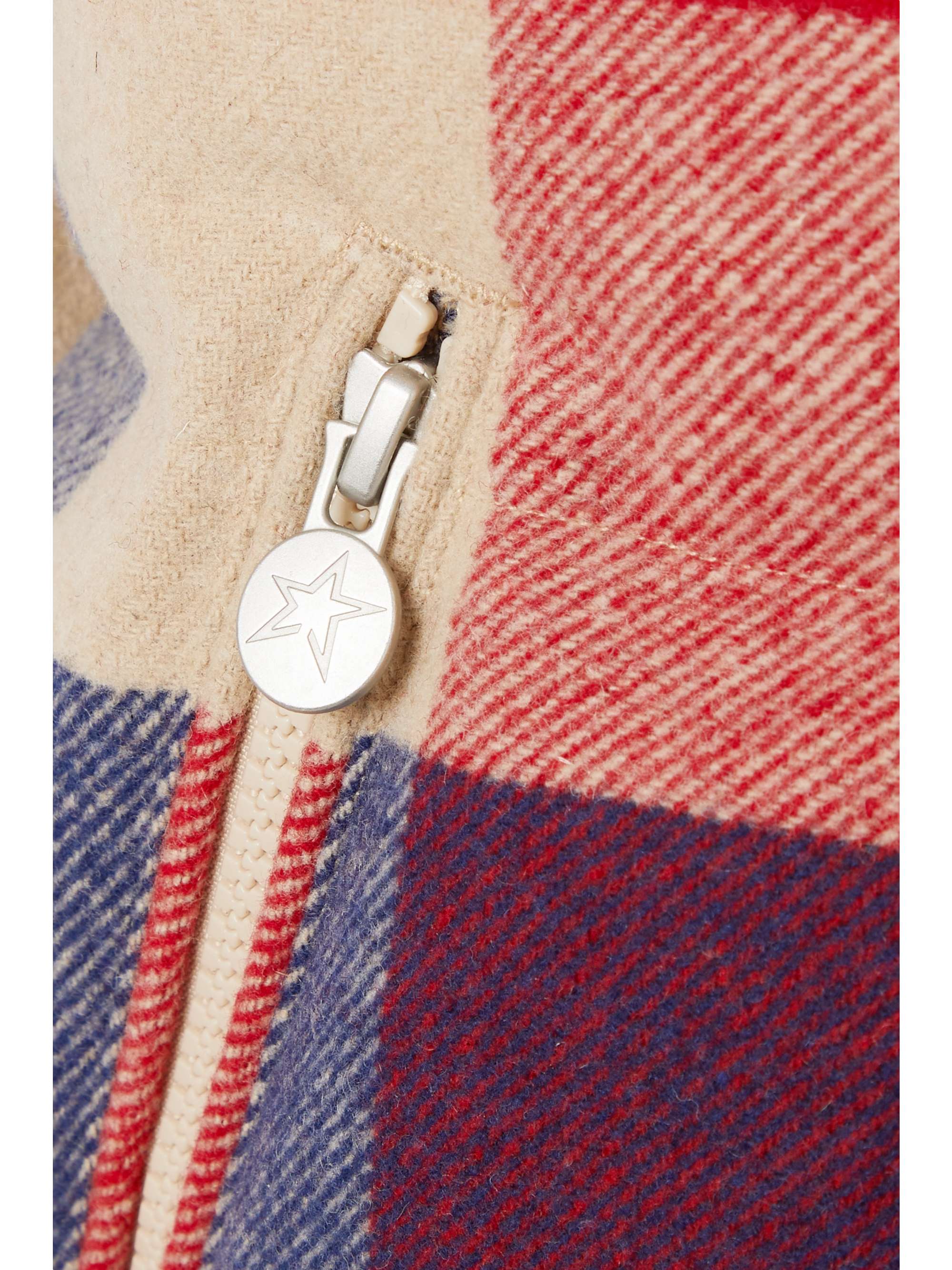 PERFECT MOMENT Polar Flare checked quilted shell and wool-blend down ski jacket