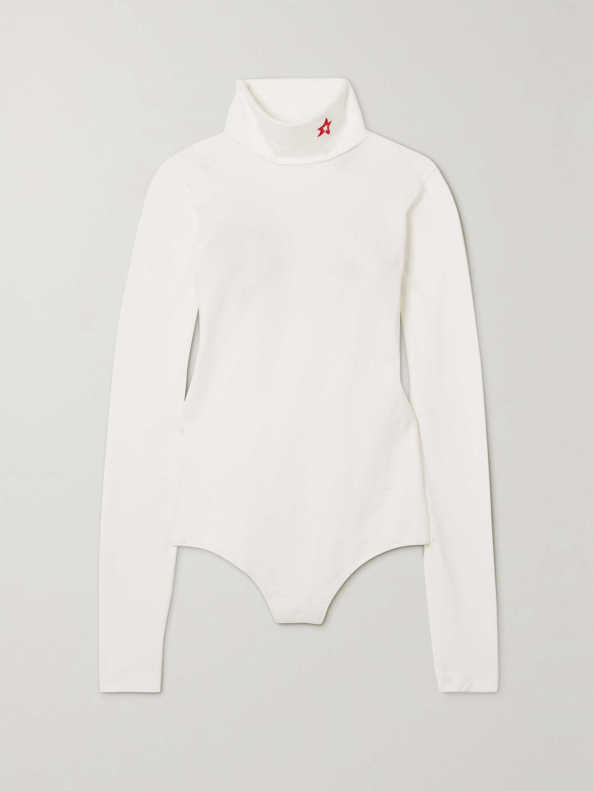 White jersey turtleneck sale