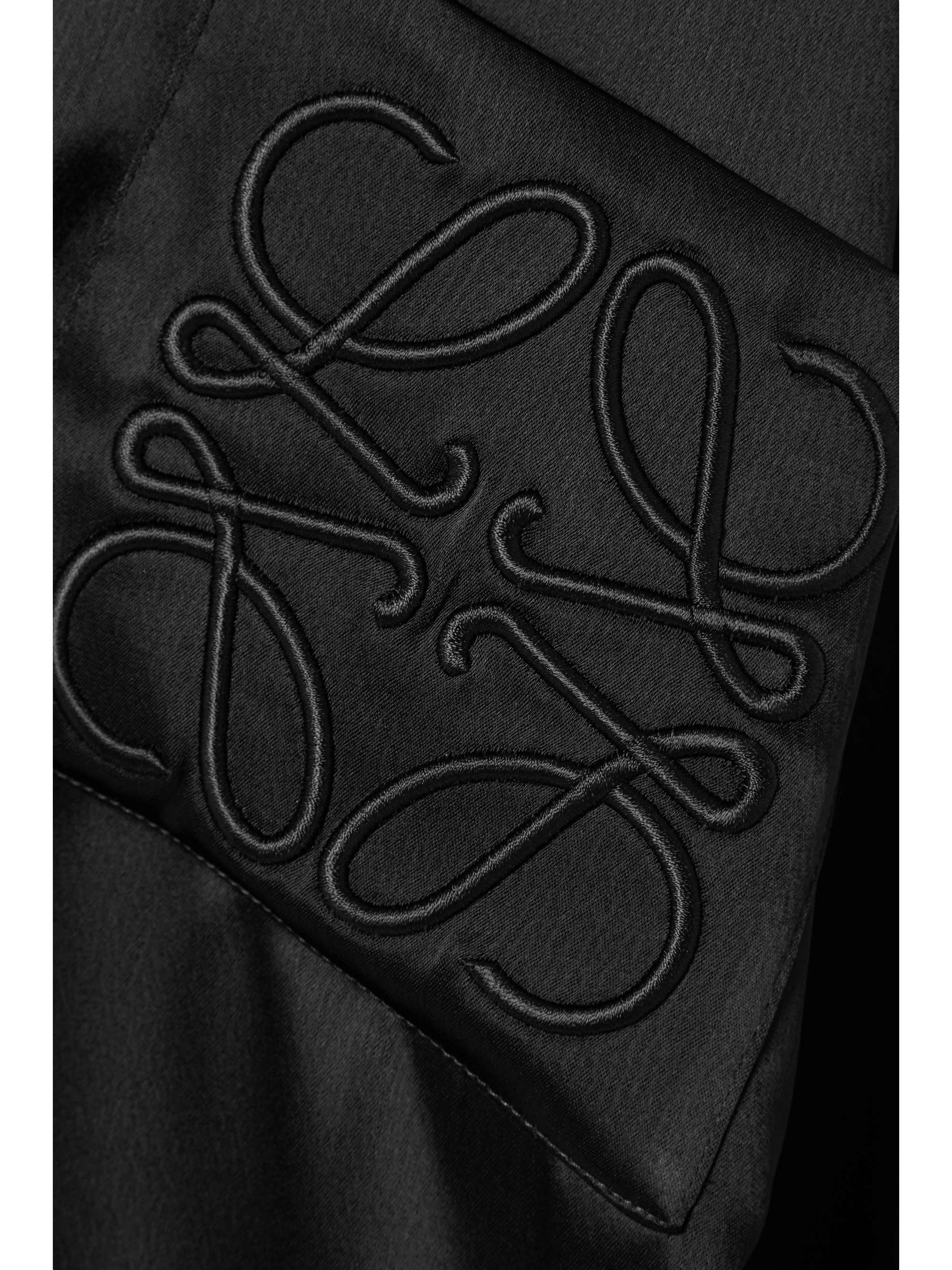 LOEWE Embroidered satin blouse