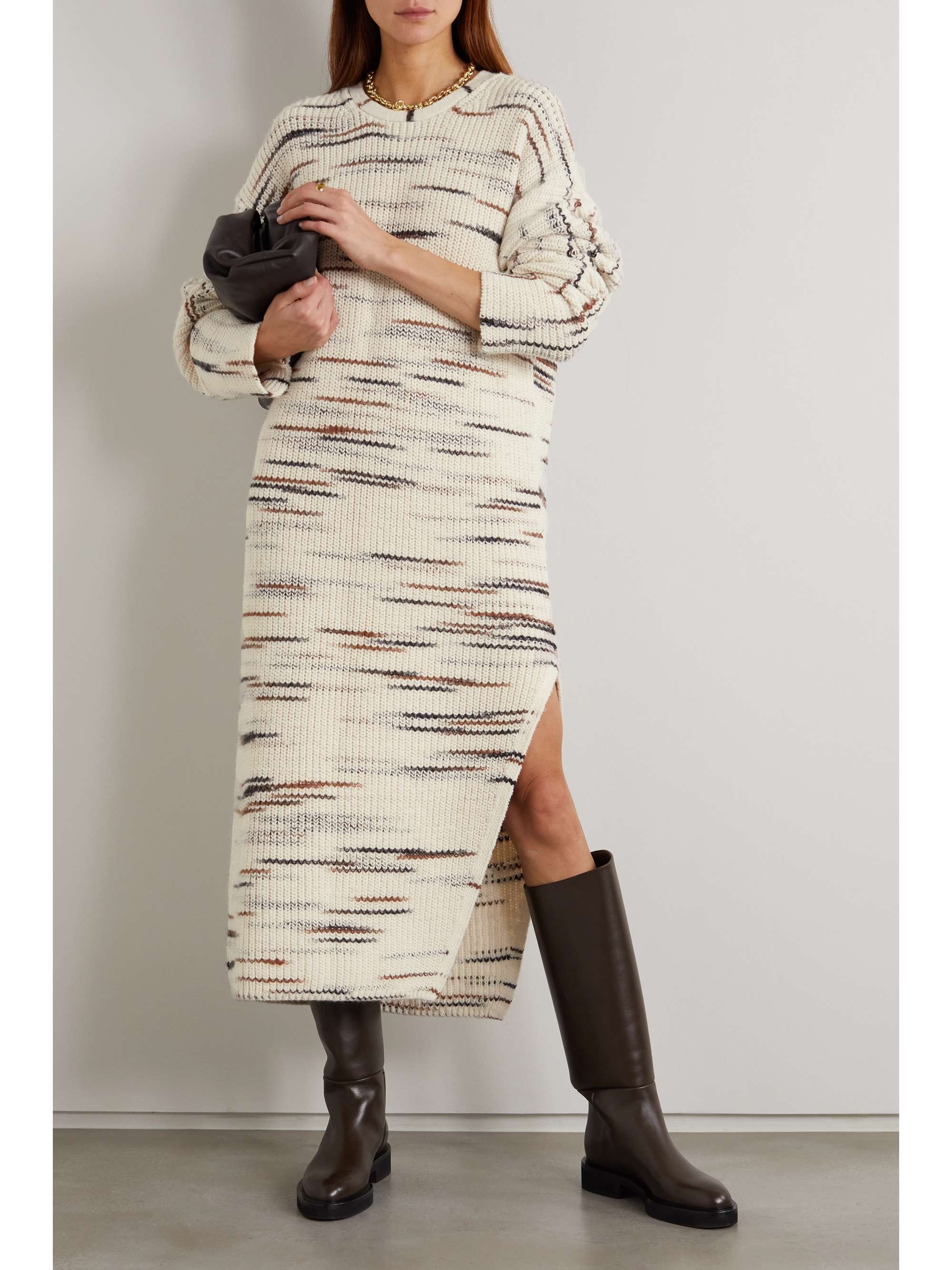 BY MALENE BIRGER Suzana space-dyed wool-blend midi dress