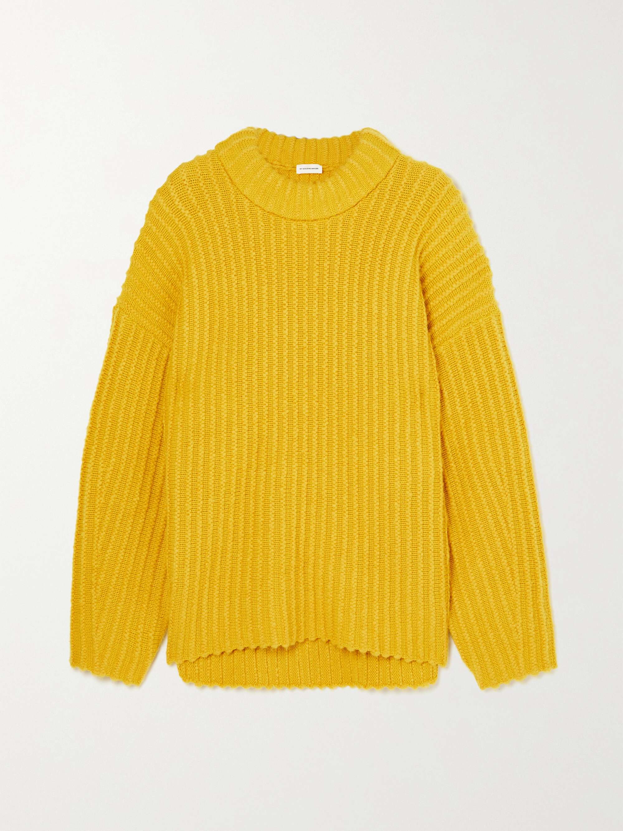 oversized mustard sweater