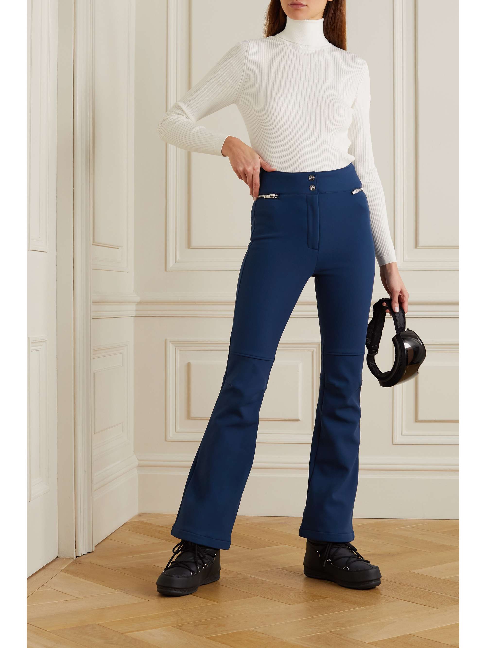 FUSALP Ancelle Rollkragenpullover aus Rippstrick