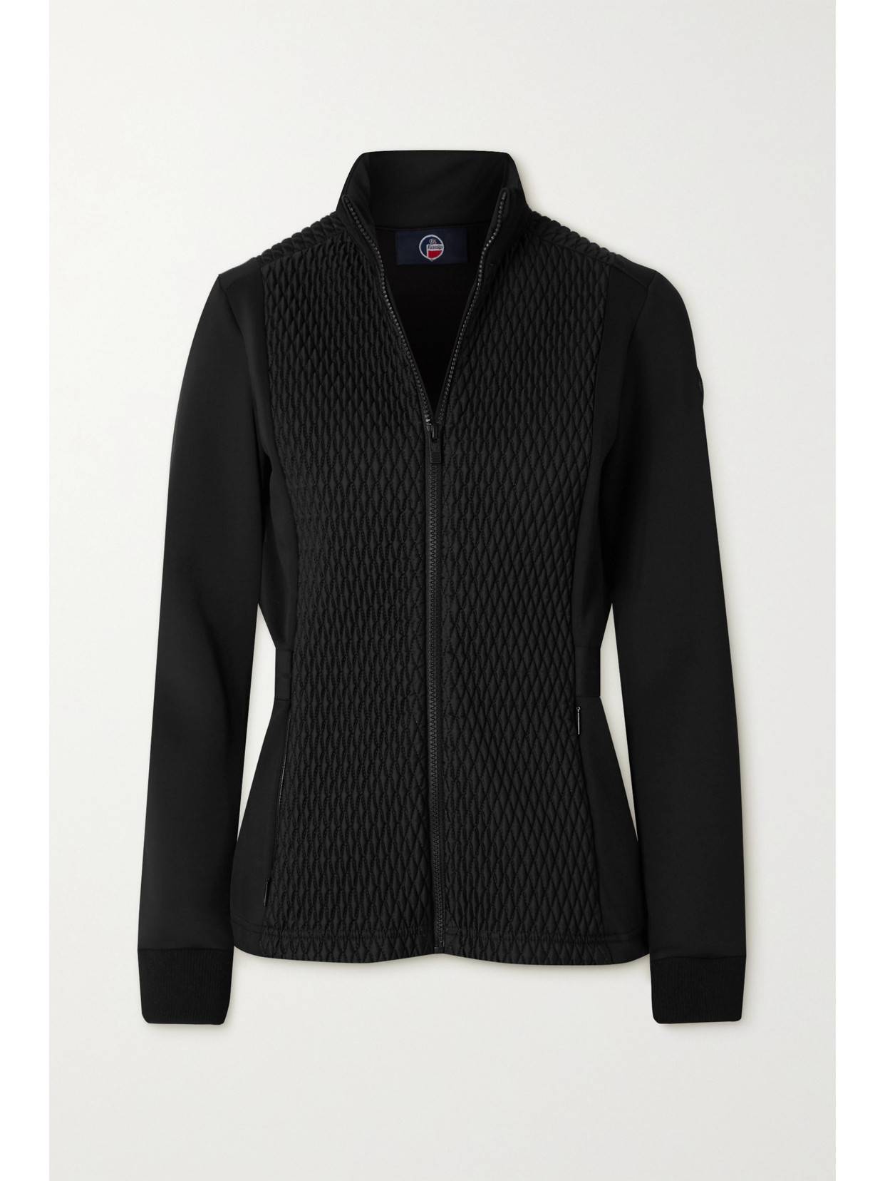 Fusalp Meryl Quilted Paneled Stretch-jersey Ski Jacket In Black