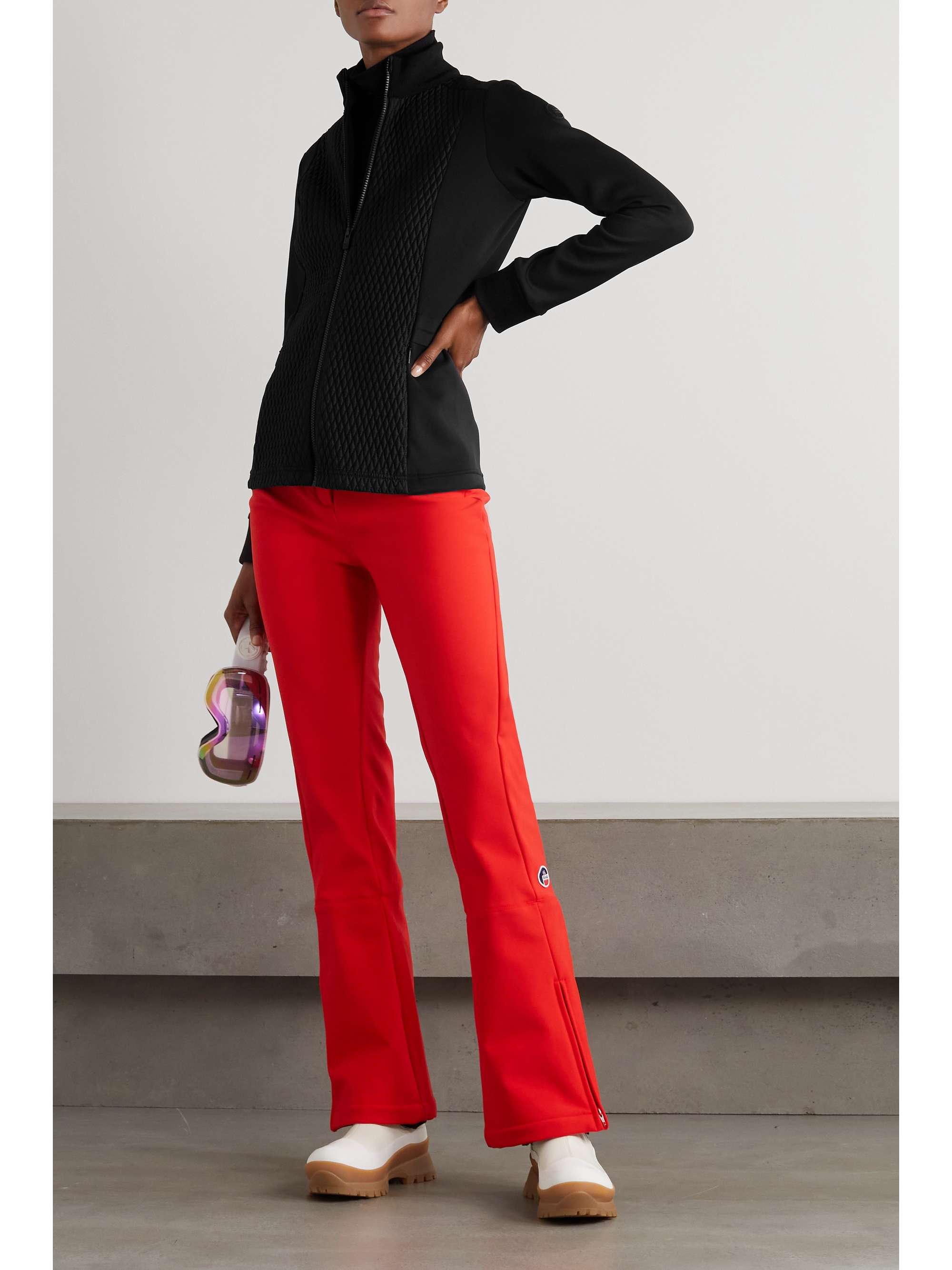 FUSALP Meryl gesteppte Skijacke aus Shell und Stretch-Jersey