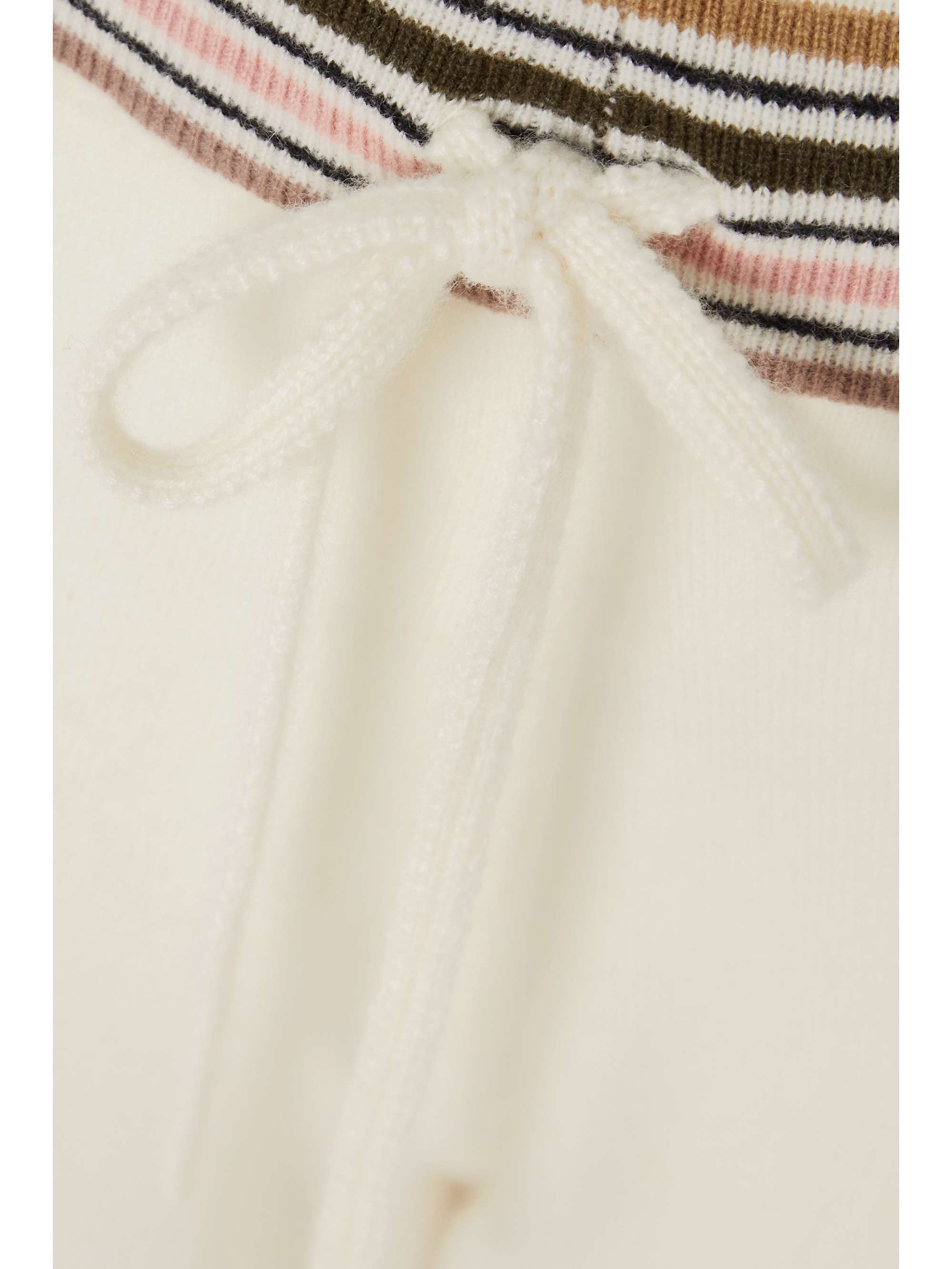 MADELEINE THOMPSON Aquarius striped cashmere track pants