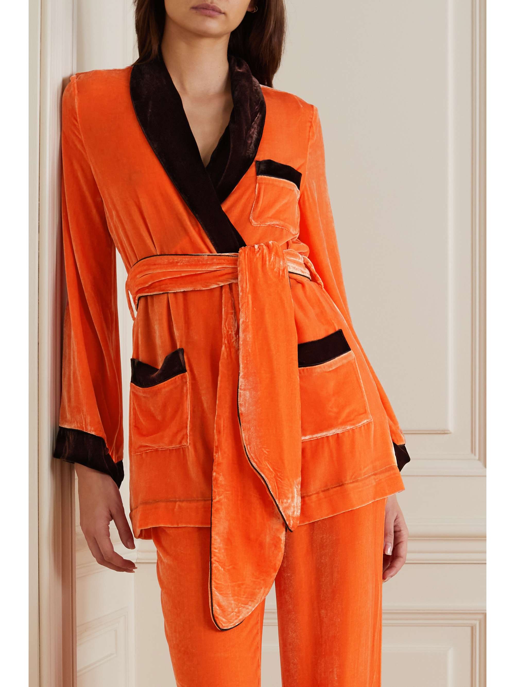 Orange + NET SUSTAIN Bon Vivant belted 