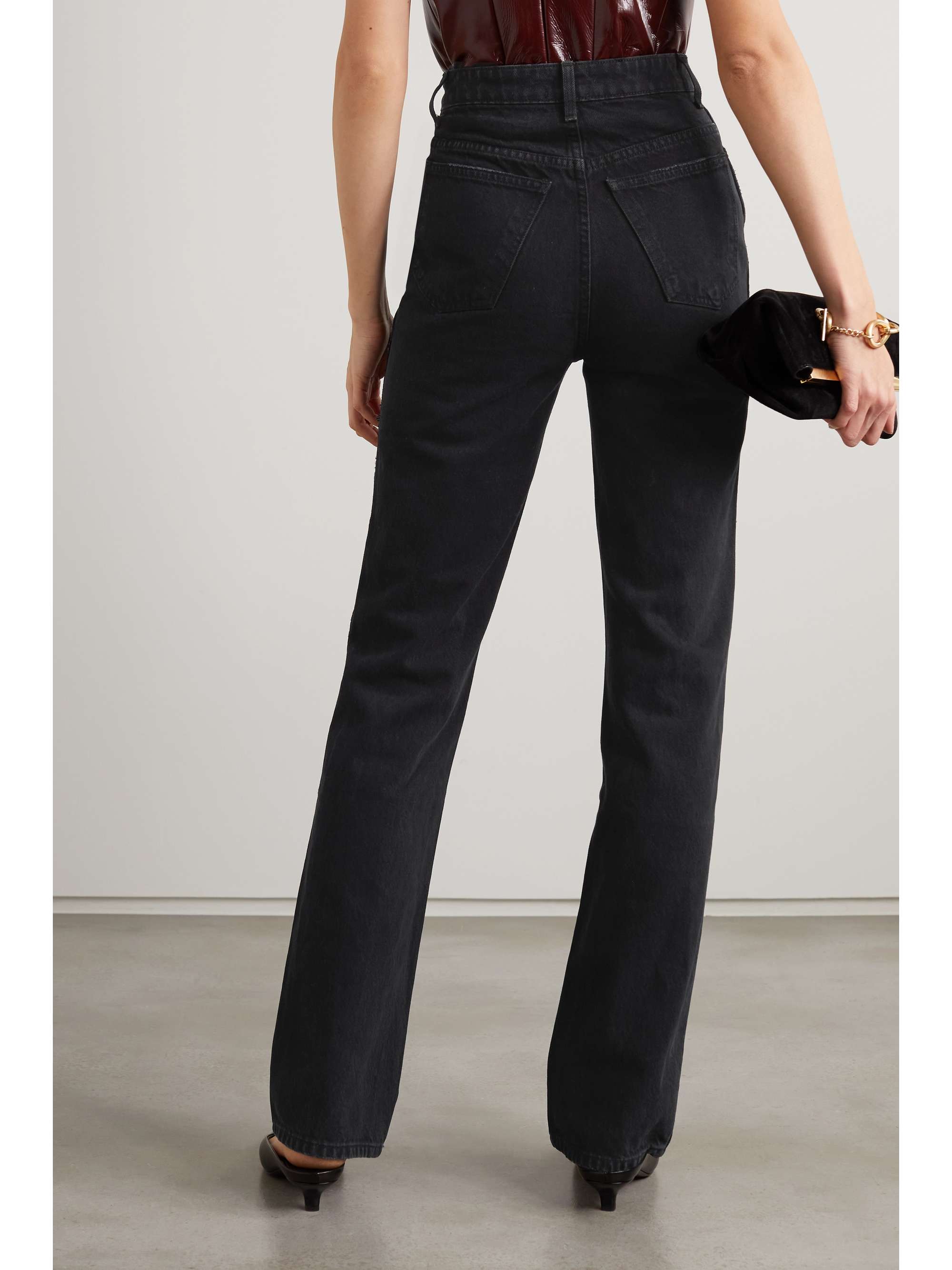 KHAITE Danielle high-rise straight-leg jeans