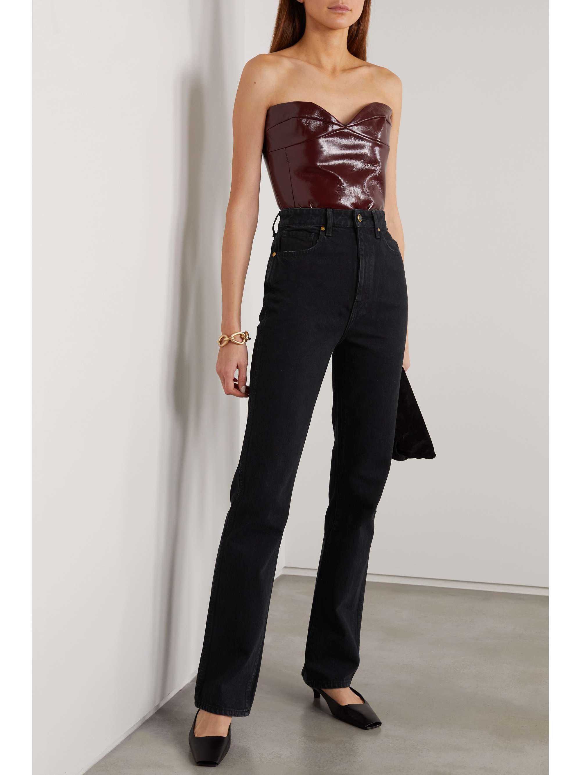 KHAITE Danielle high-rise straight-leg jeans