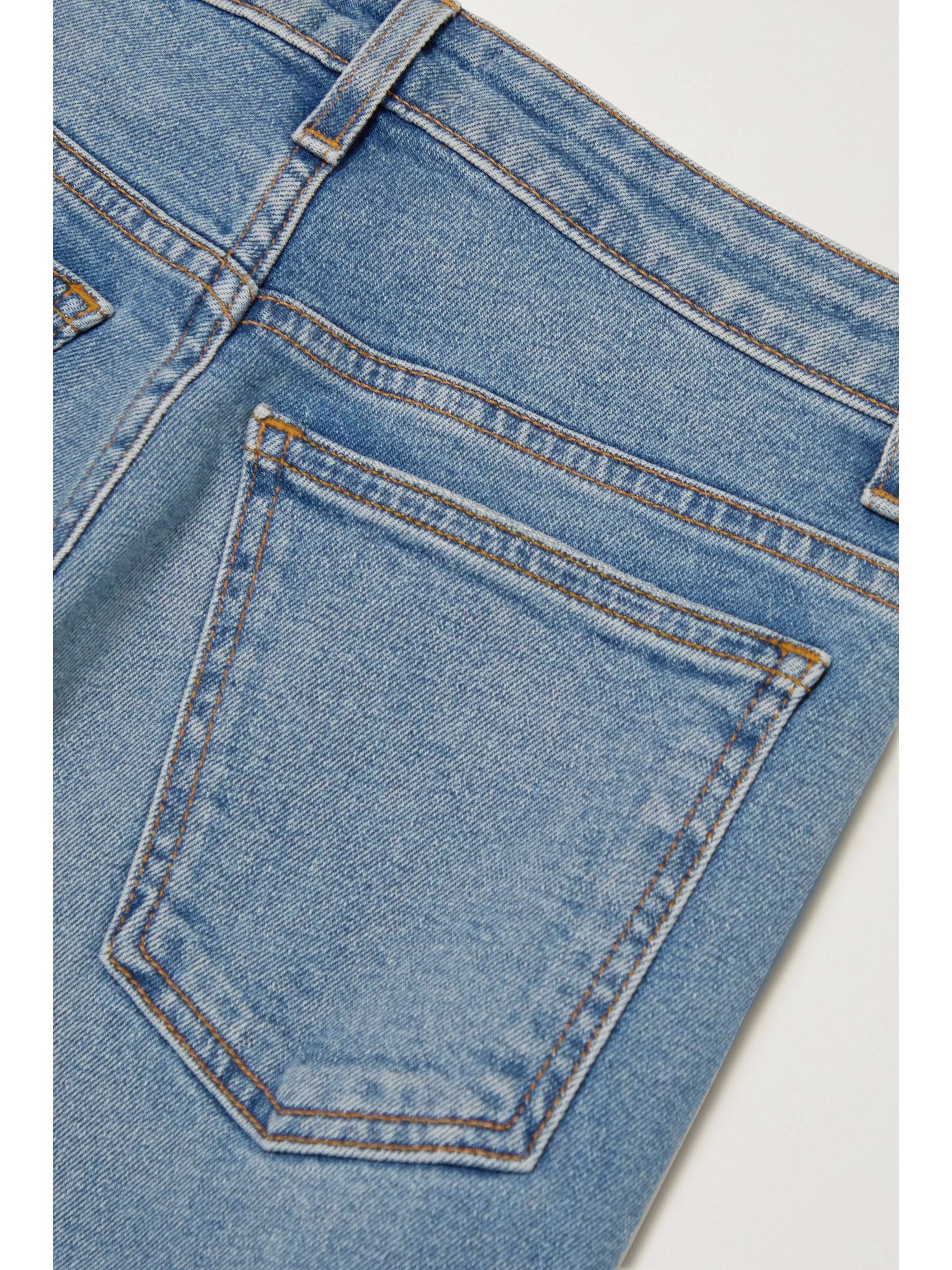 KHAITE Vivian cropped high-rise bootcut jeans