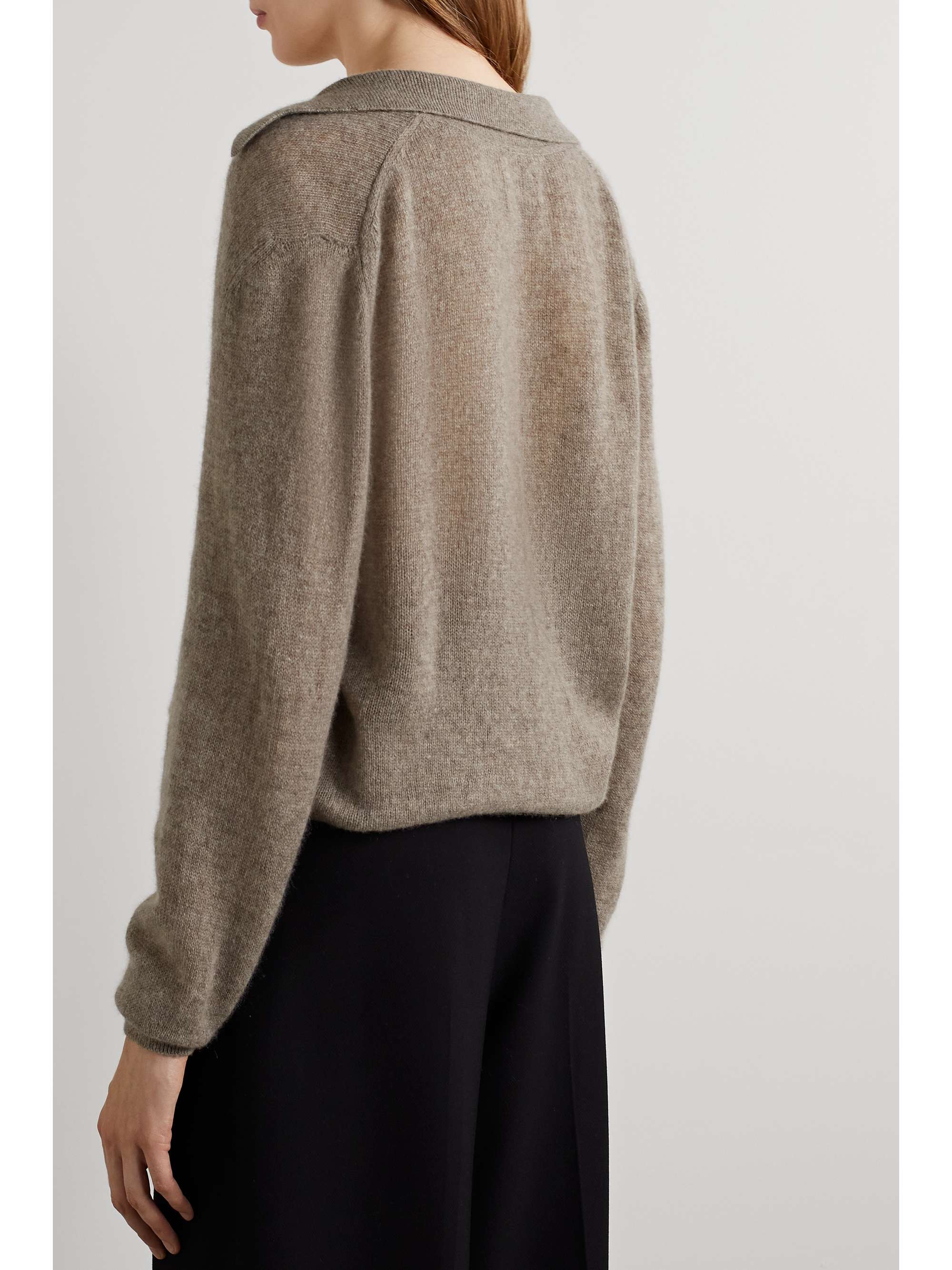 KHAITE Jo cashmere-blend sweater