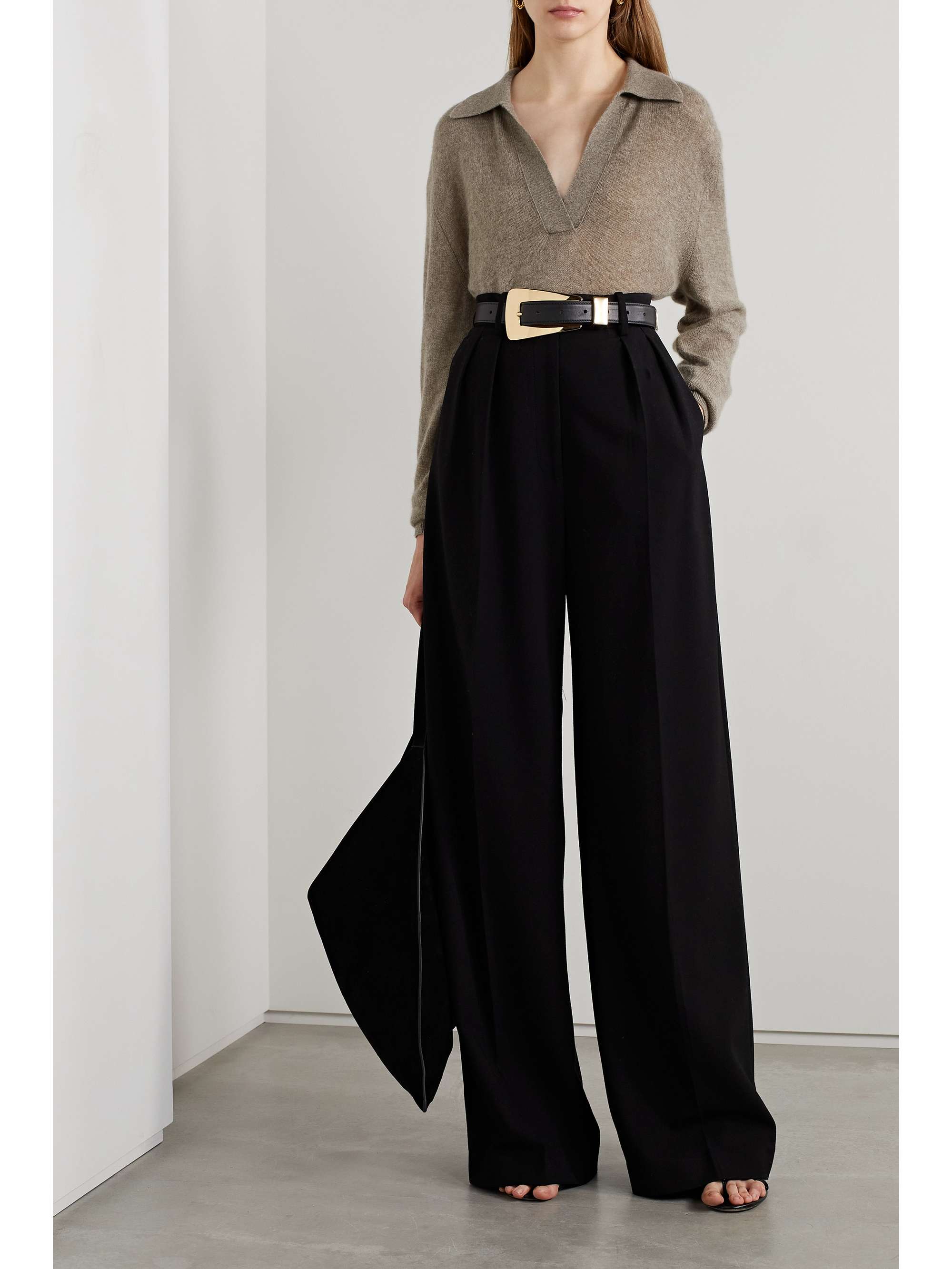 KHAITE Jo cashmere-blend sweater