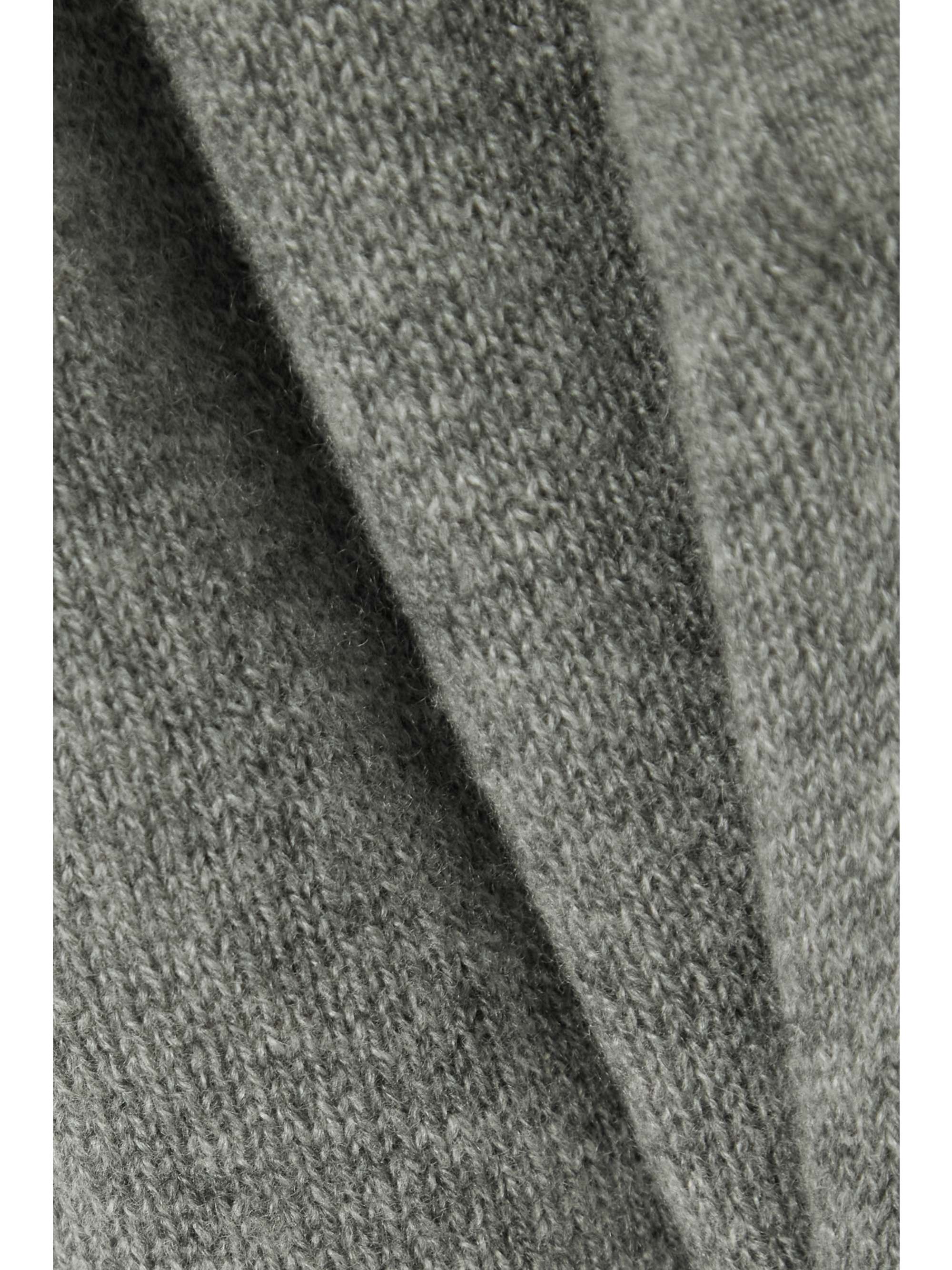 KHAITE Shrunken Jo cashmere-blend polo shirt