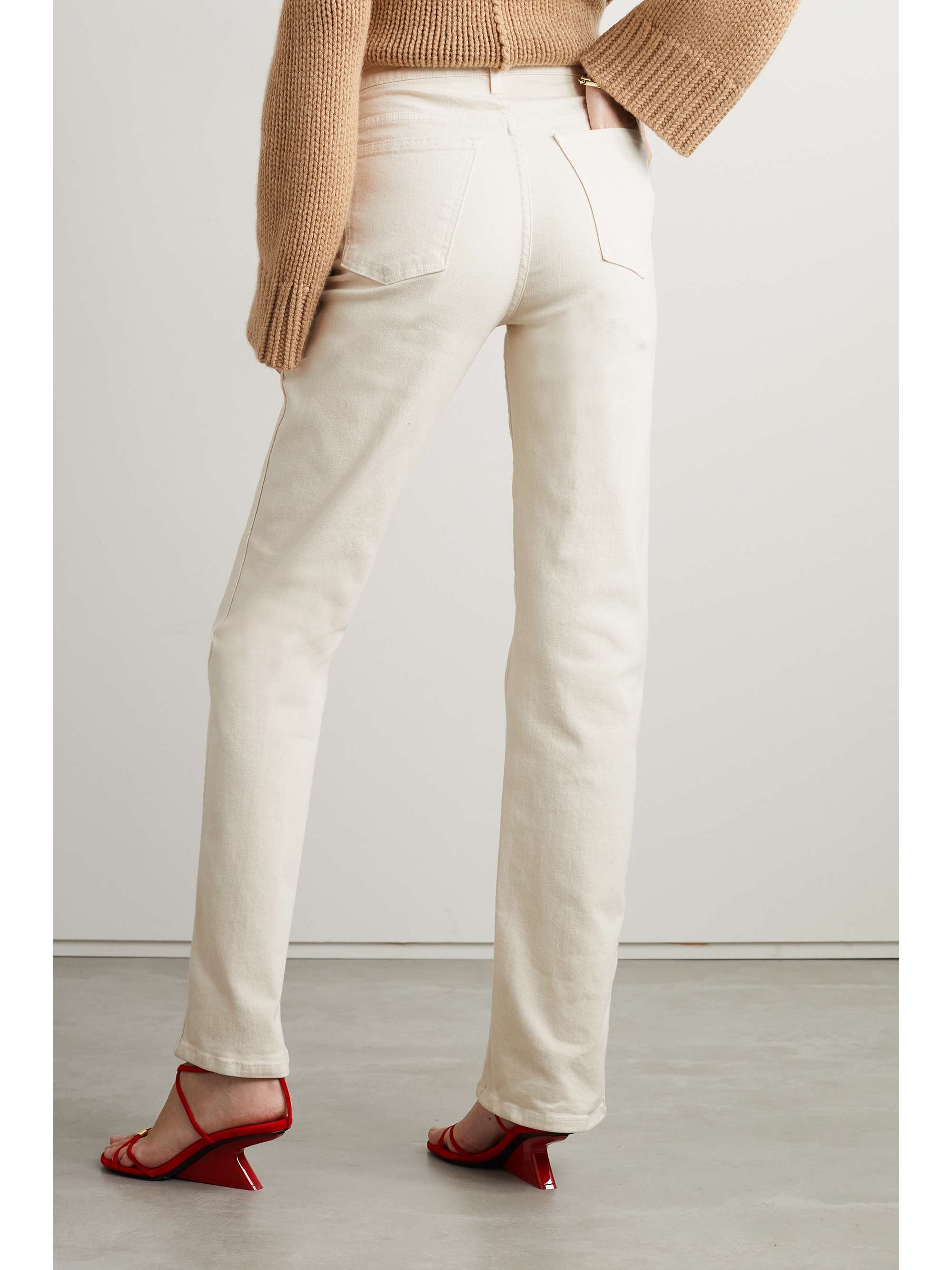 KHAITE Danielle high-rise straight-leg jeans