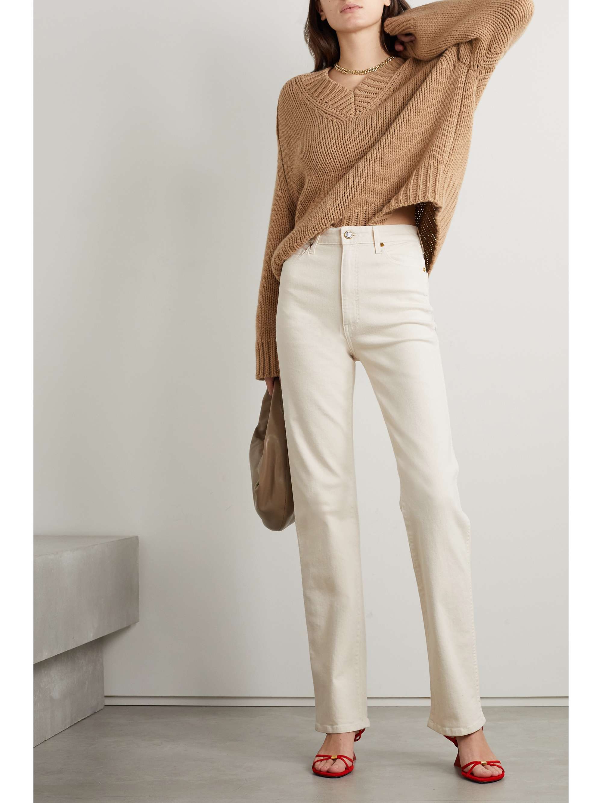 KHAITE Danielle high-rise straight-leg jeans