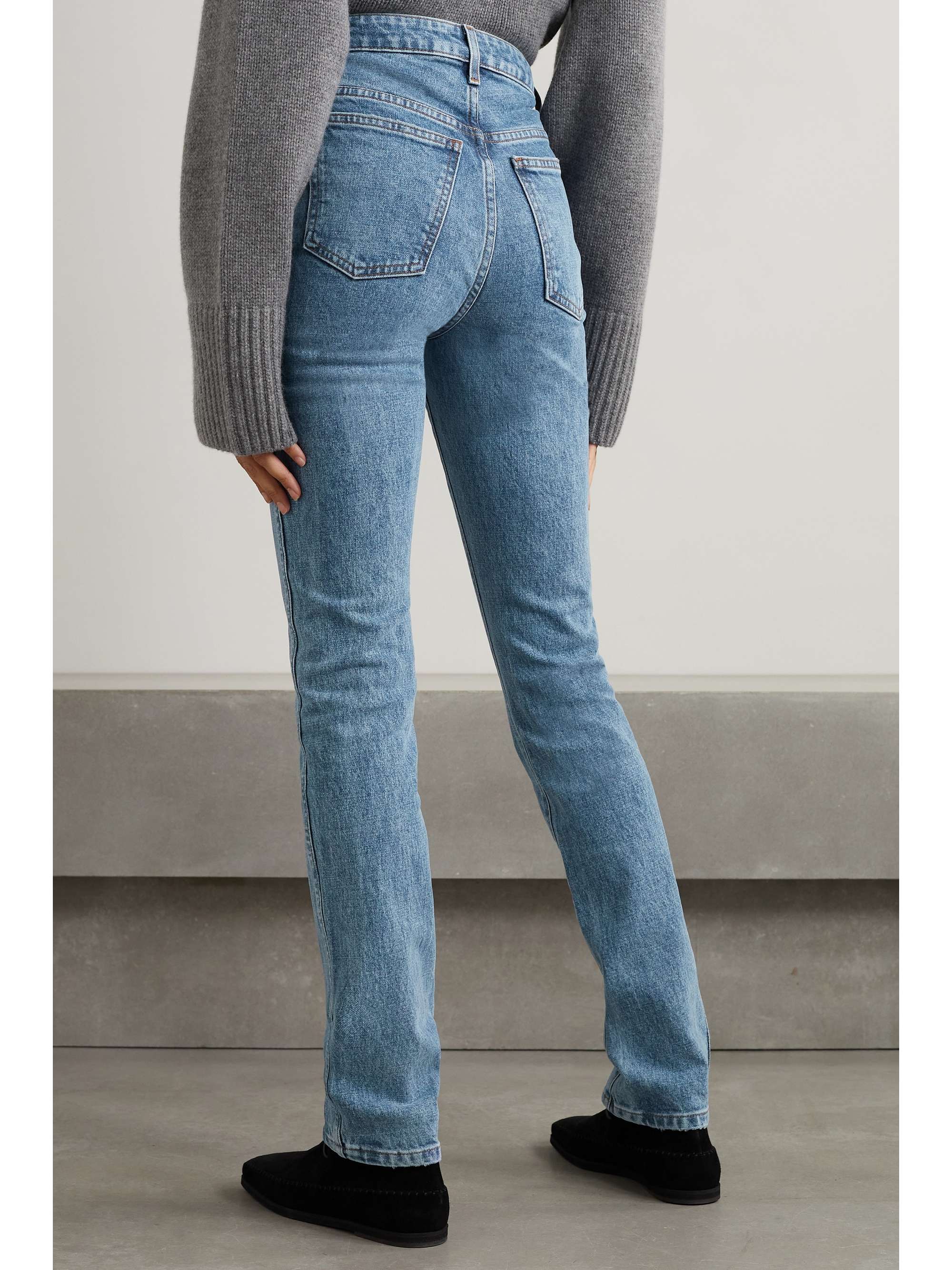 high-rise slim-leg jeans | KHAITE | NET 
