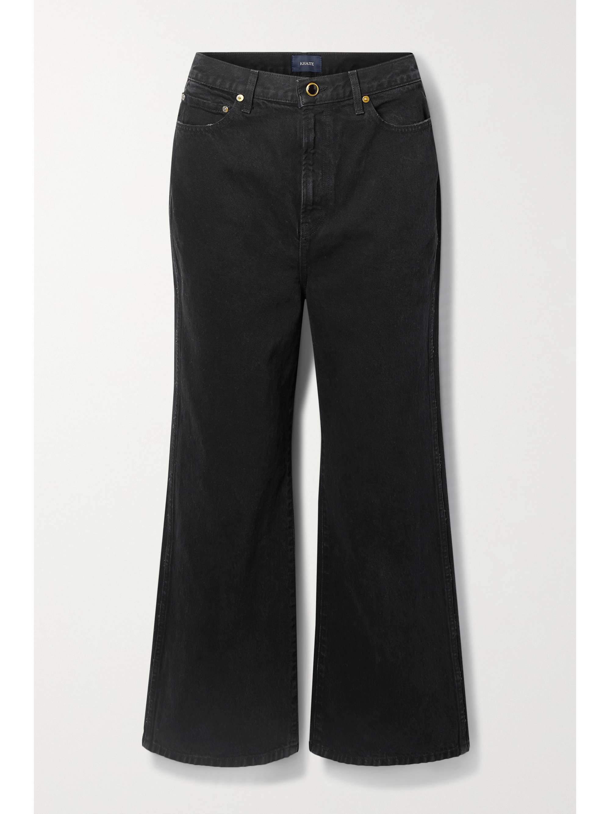 Black Jordan high-rise wide-leg jeans 