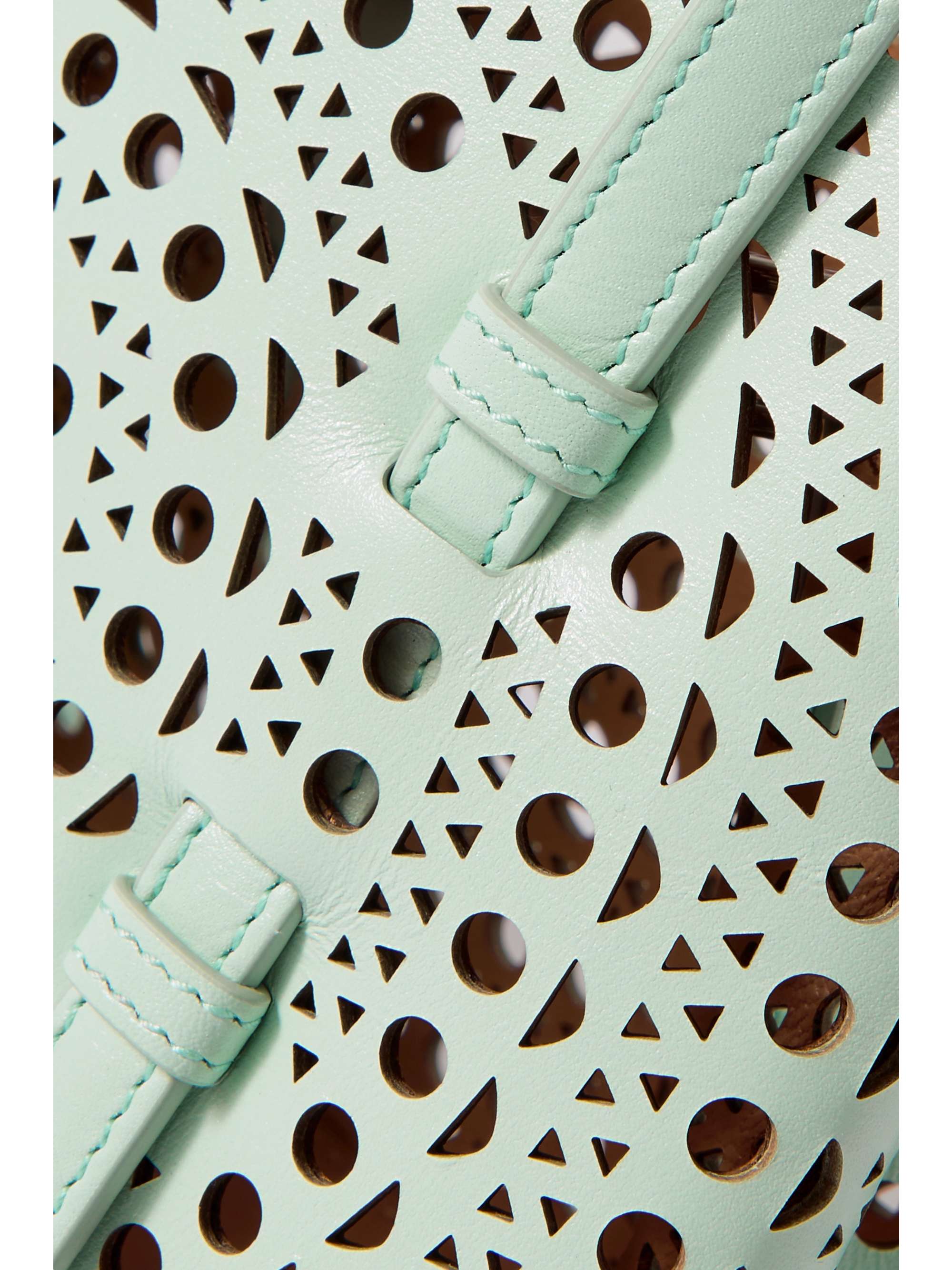 ALAÏA Mina 20 laser-cut leather tote