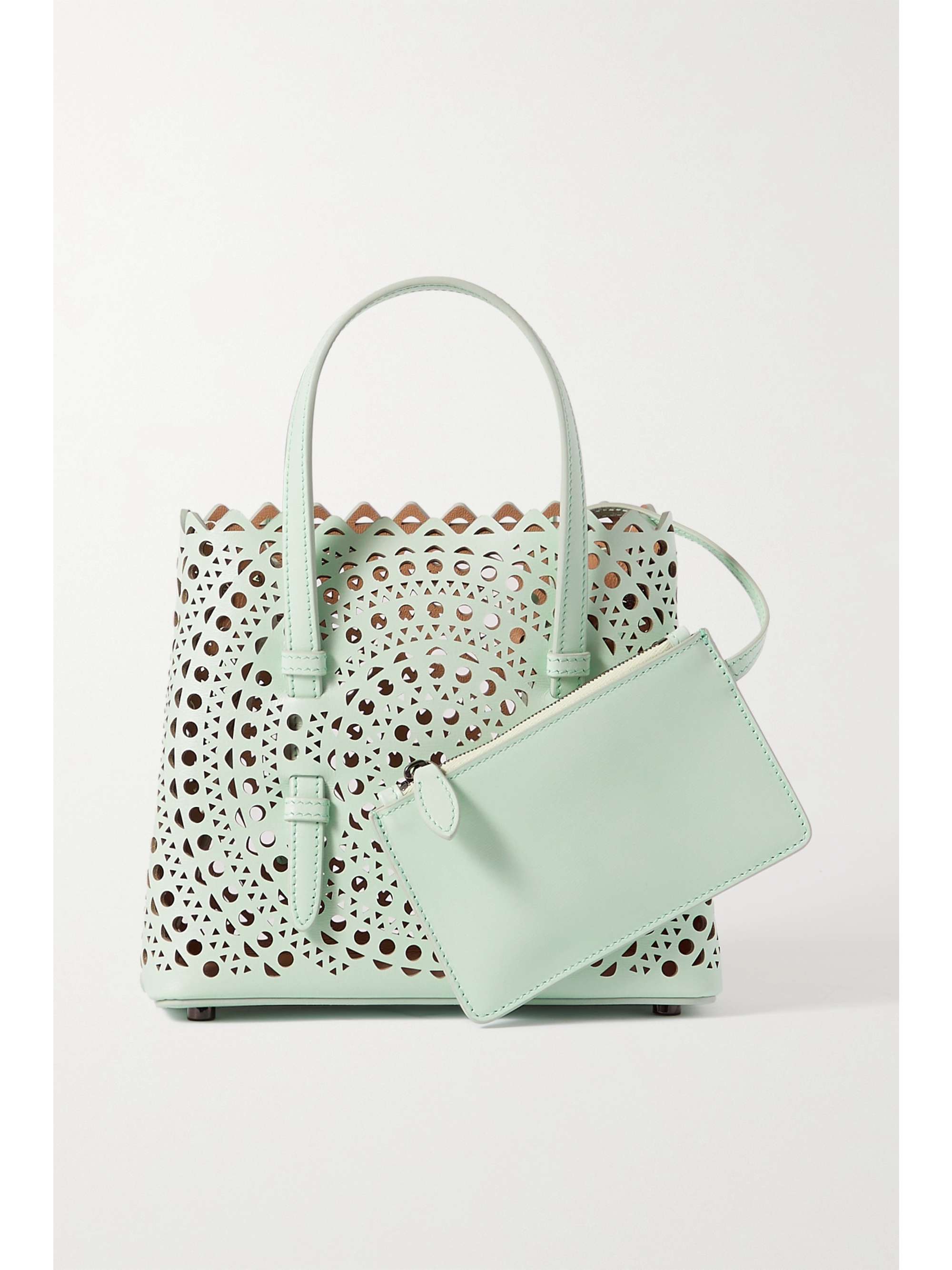 ALAÏA Mina 20 laser-cut leather tote