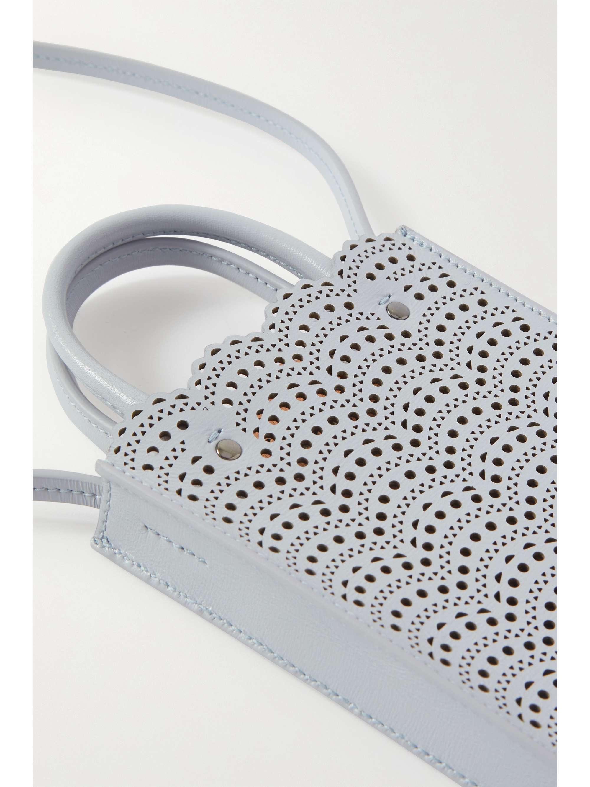 ALAÏA Garance laser-cut leather shoulder bag