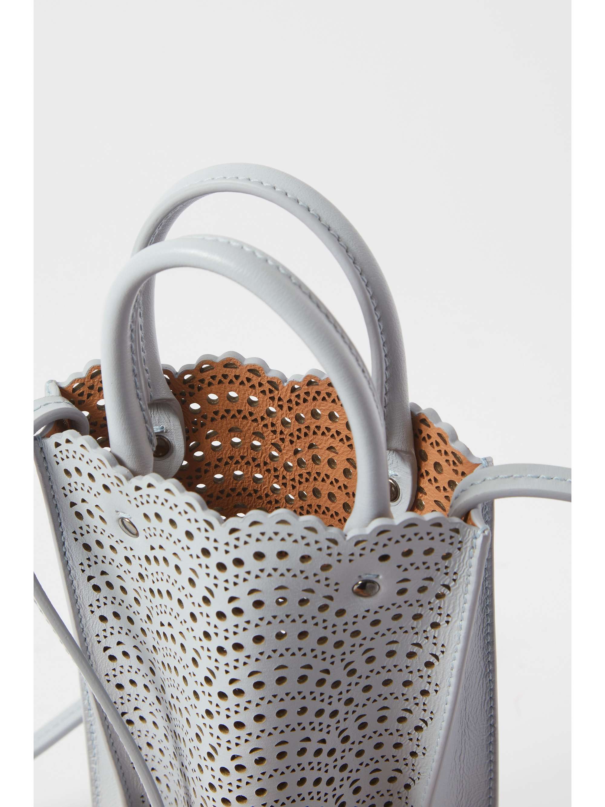 ALAÏA Garance laser-cut leather shoulder bag
