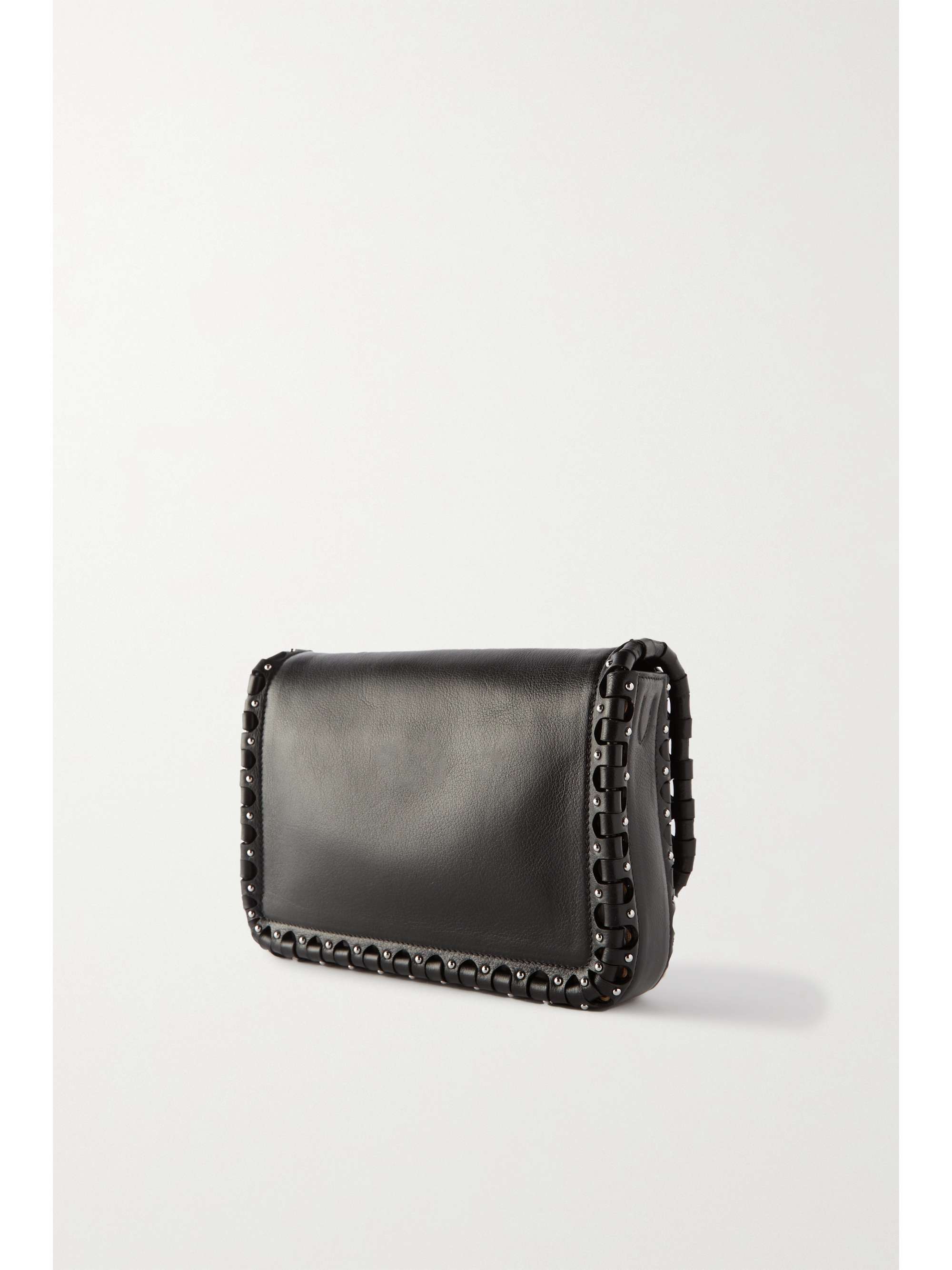 ALAÏA Hinge studded textured-leather shoulder bag