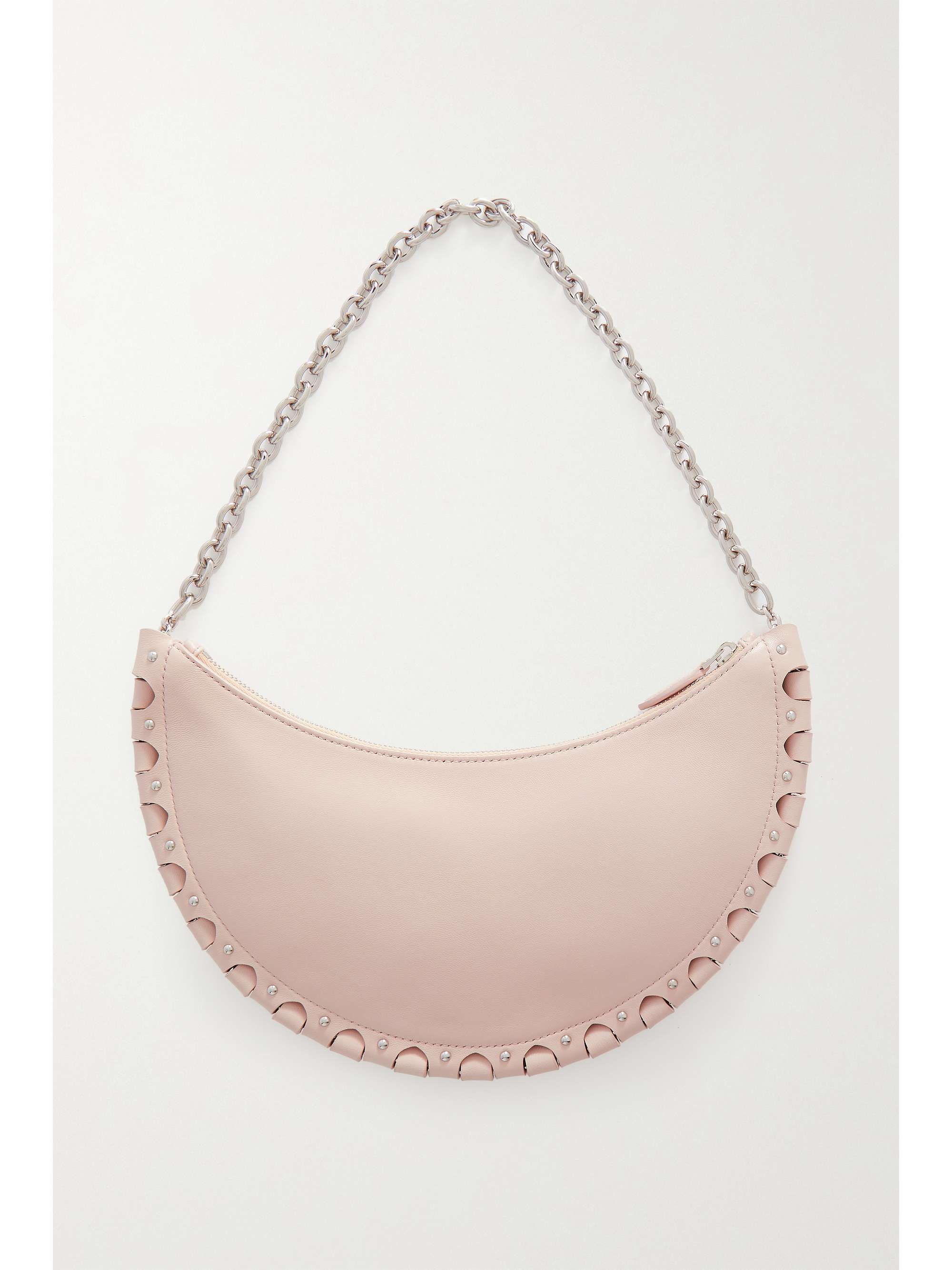 ALAÏA Demi Lune Schultertasche aus Kalbshaar mit Leopardenprint