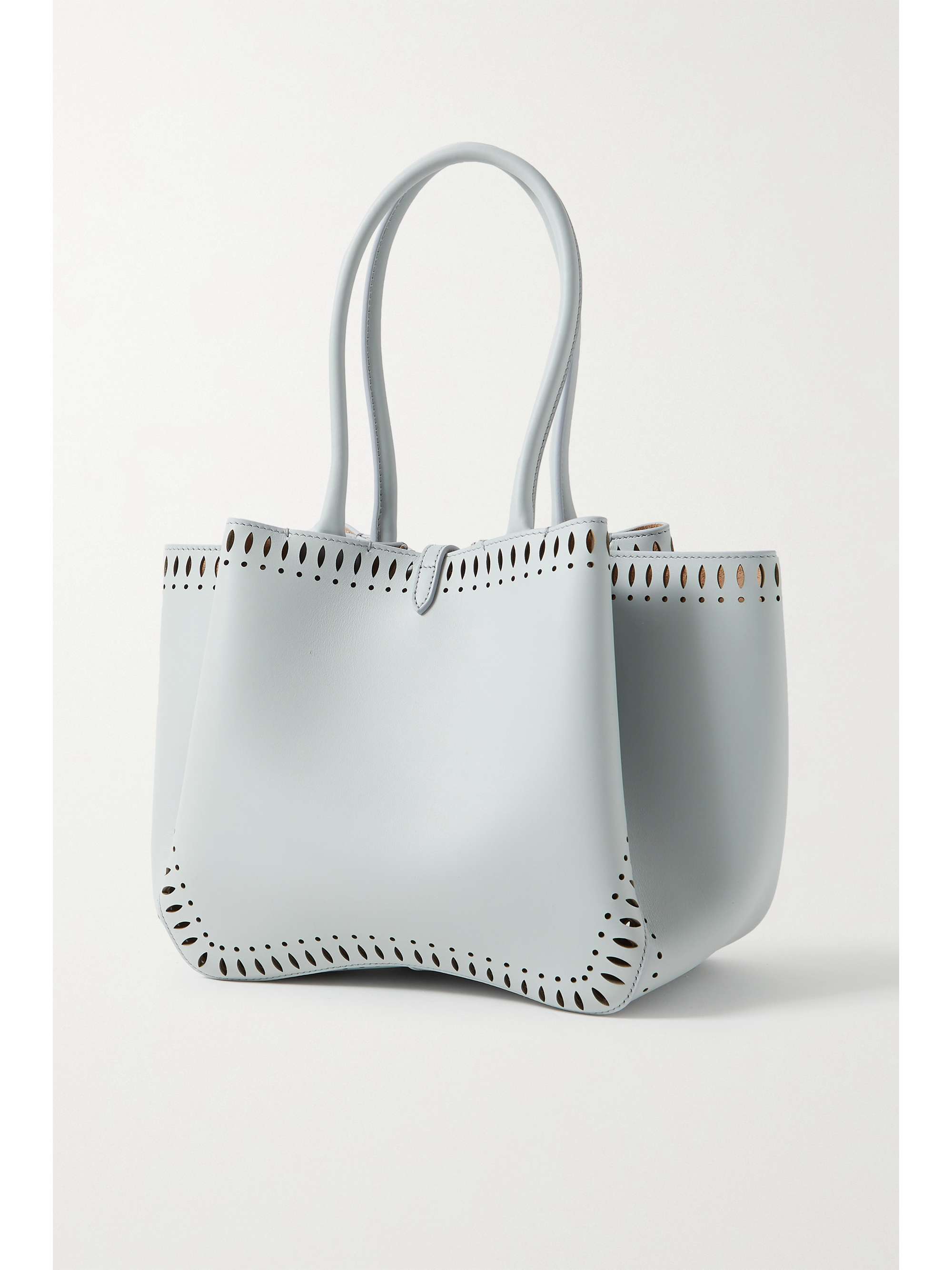 ALAÏA Angèle 20 XS Tote aus lasergeschnittenem Leder