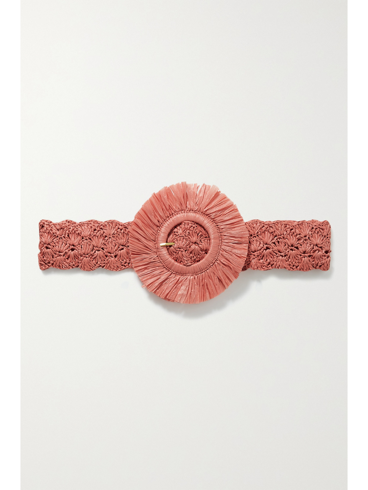 ZIMMERMANN Raffia belt: Pink Belt Zimmermann Pink size Not specified International in Not  main image 2