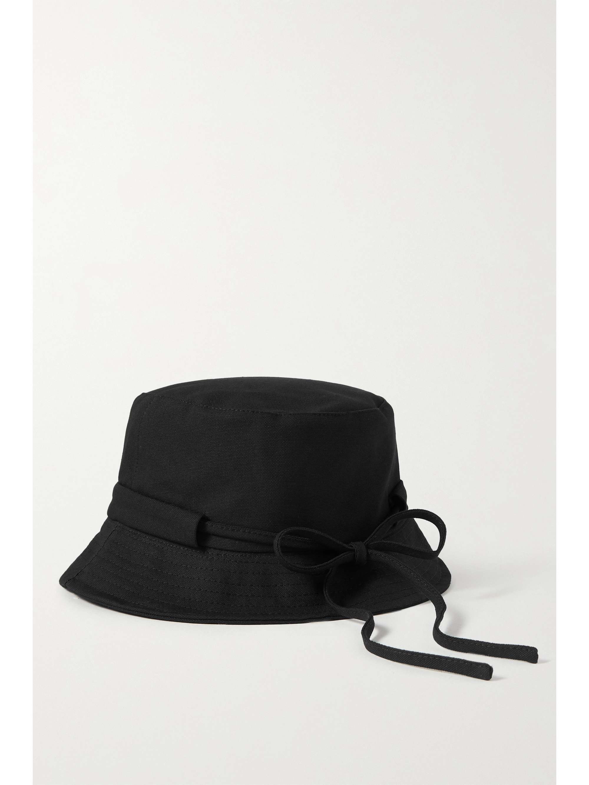 JACQUEMUS Le Bob Gadjo embellished cotton-canvas bucket hat