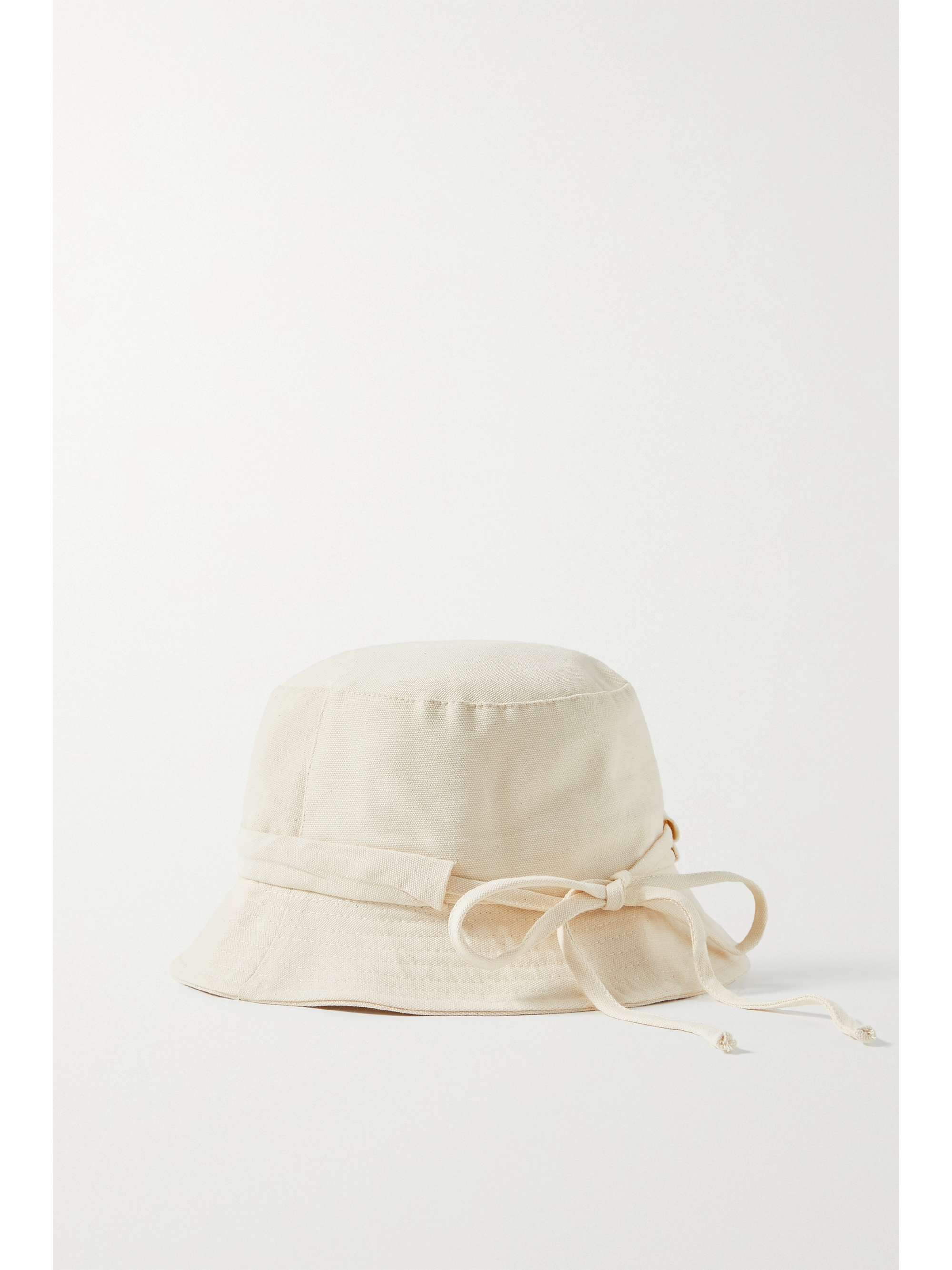 JACQUEMUS Le Bob Gadjo embellished cotton-canvas bucket hat