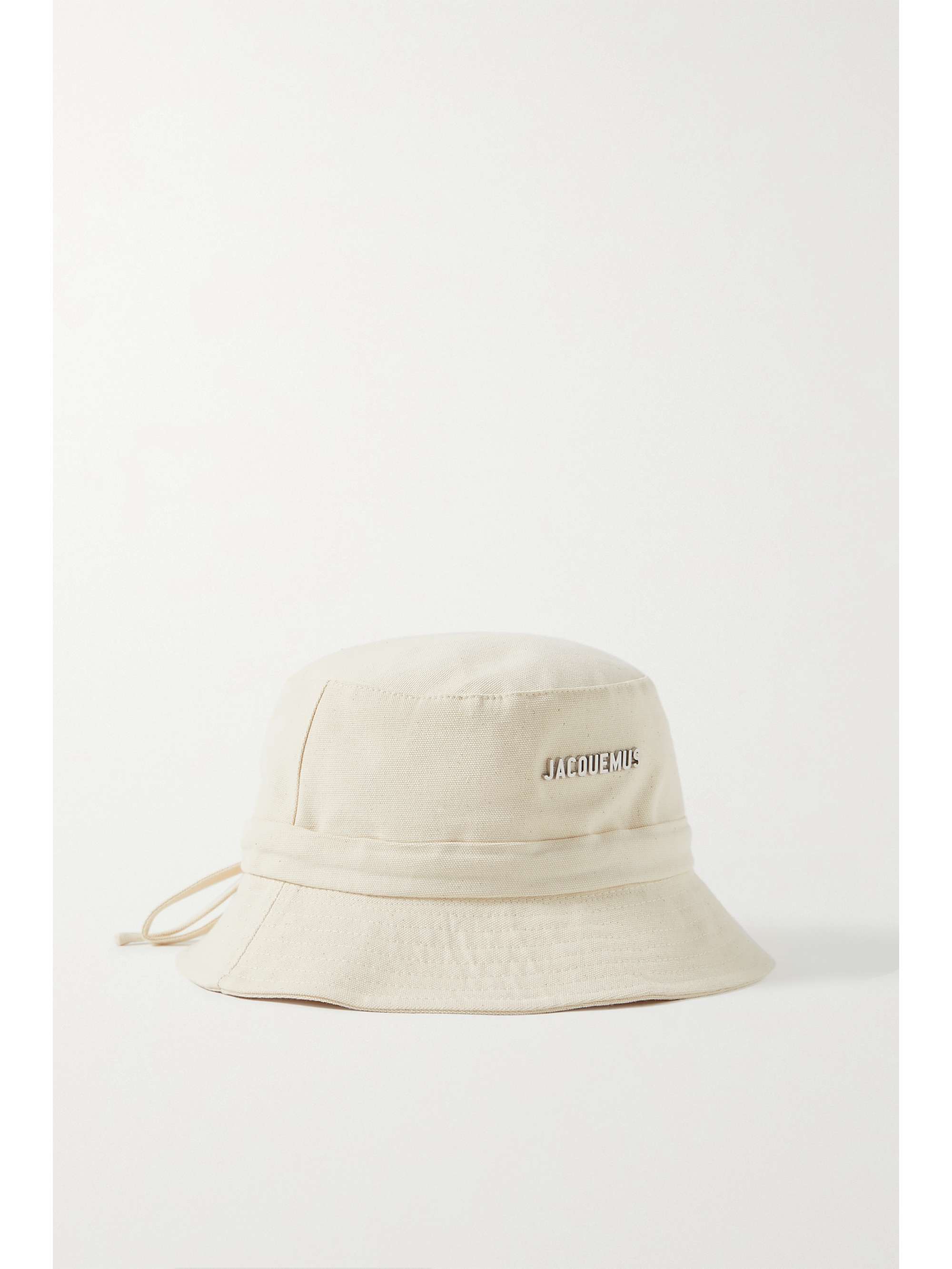 JACQUEMUS Le Bob Gadjo embellished cotton-canvas bucket hat | NET-A-PORTER