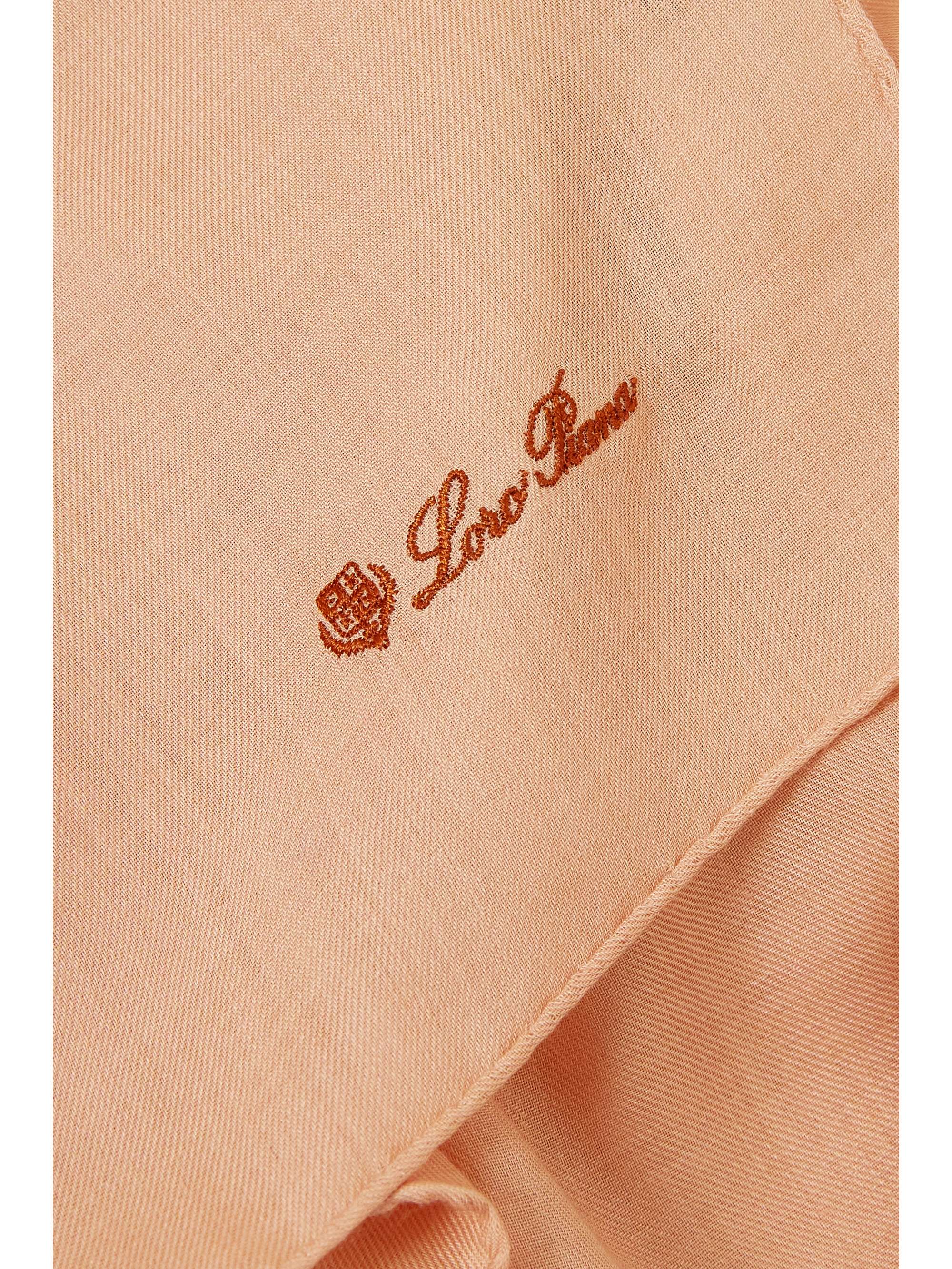 LORO PIANA Shayla silk, wool and cashmere-blend scarf