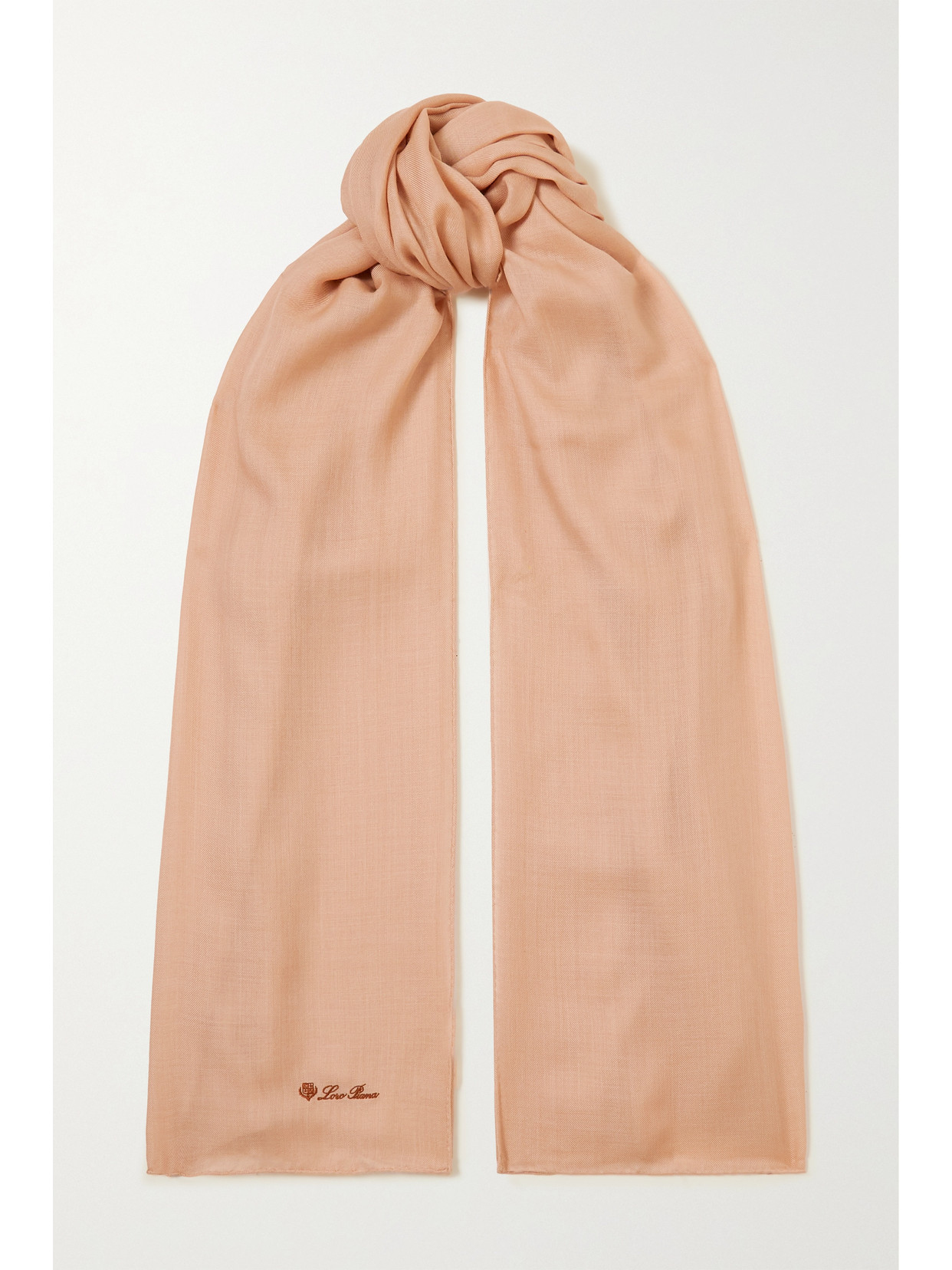 Loro Piana - Shayla Silk, Wool And Cashmere-blend Scarf - Pink