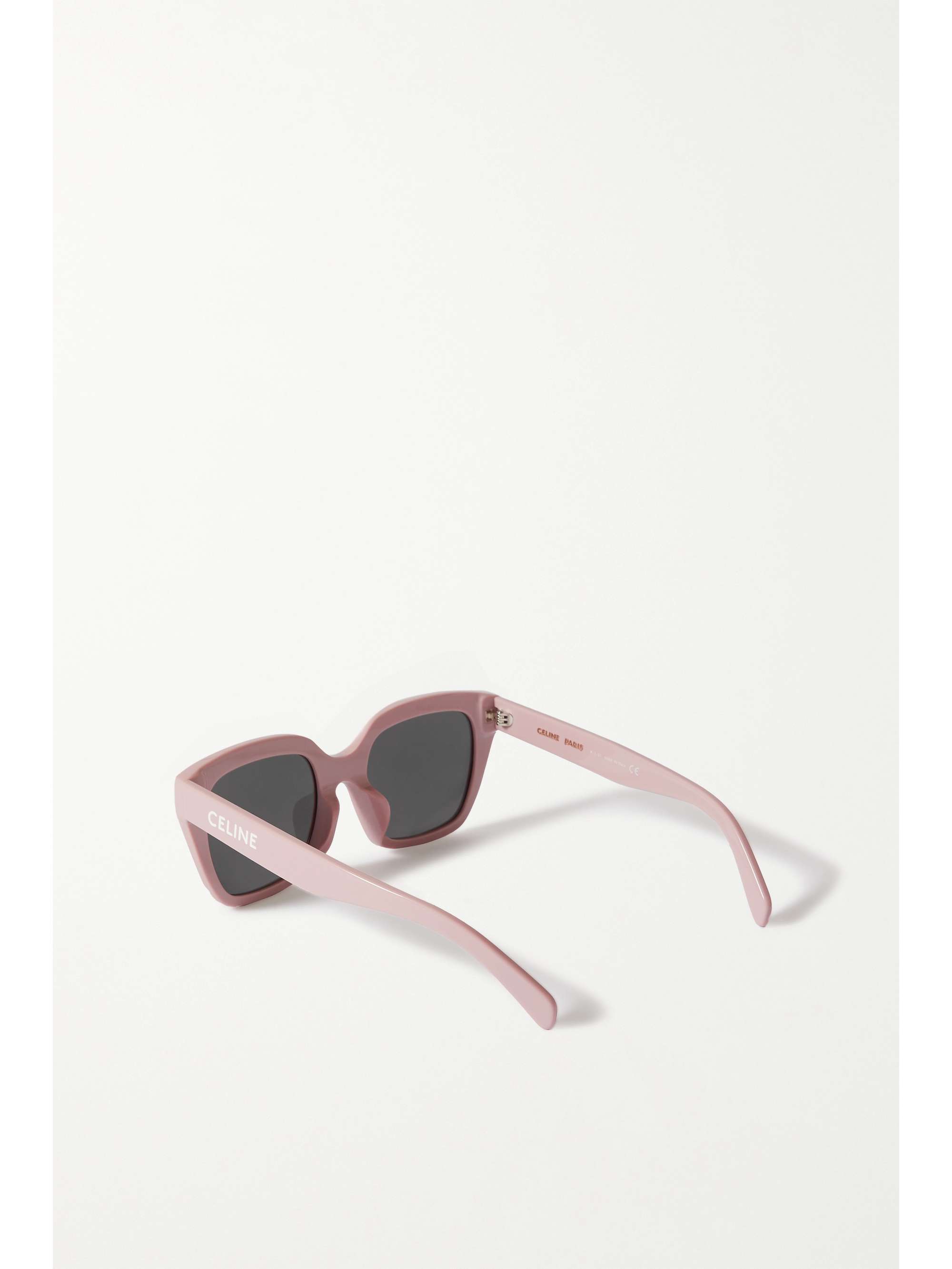 CELINE EYEWEAR Oversized square-frame acetate sunglasses