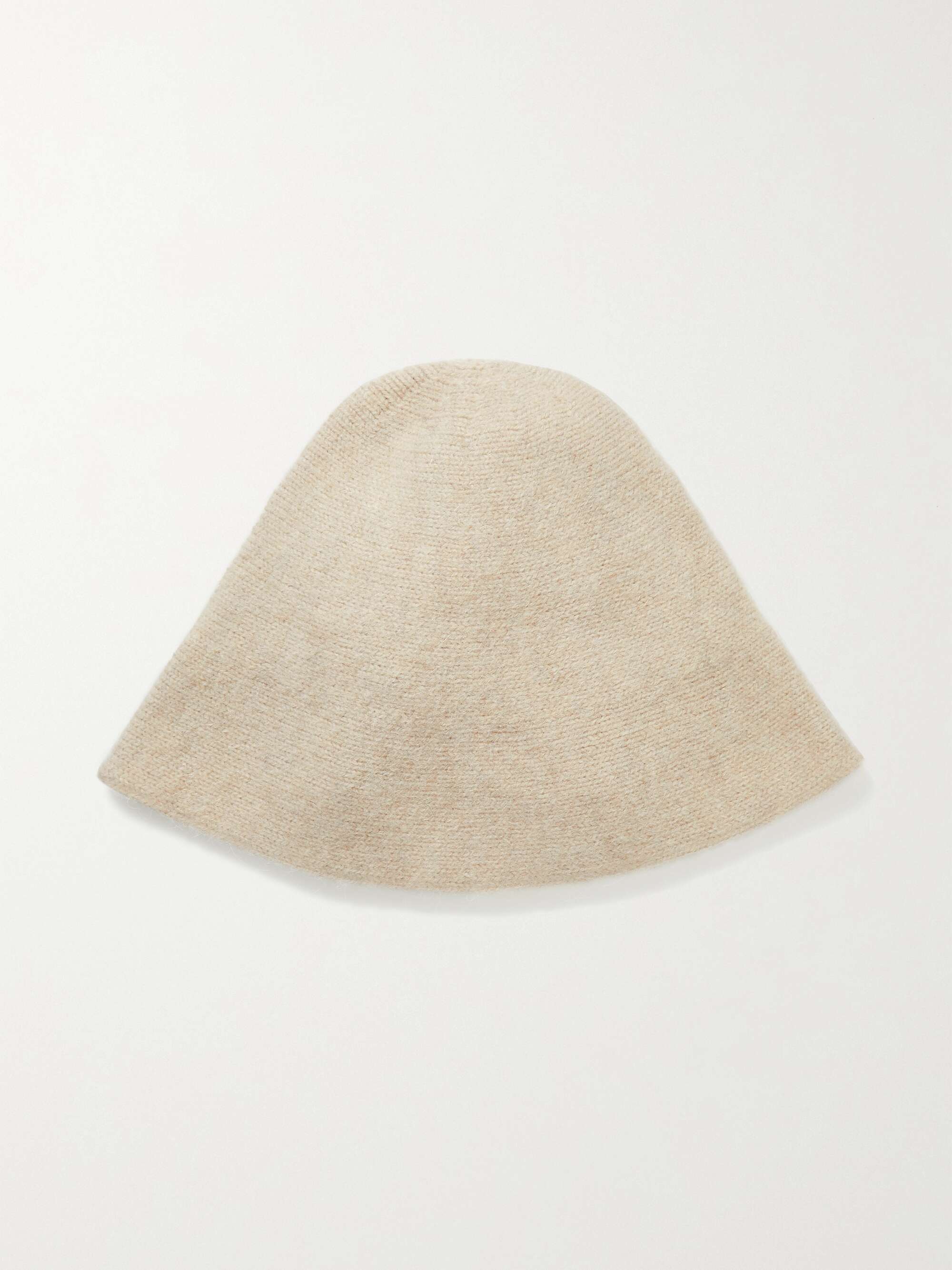 Lauren Manoogian - Bell Wool And Alpaca-blend Bucket Hat - Cream - one size - Net a Porter