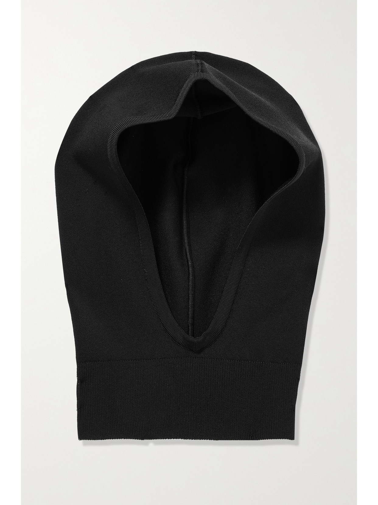 Stretch-knit Hood