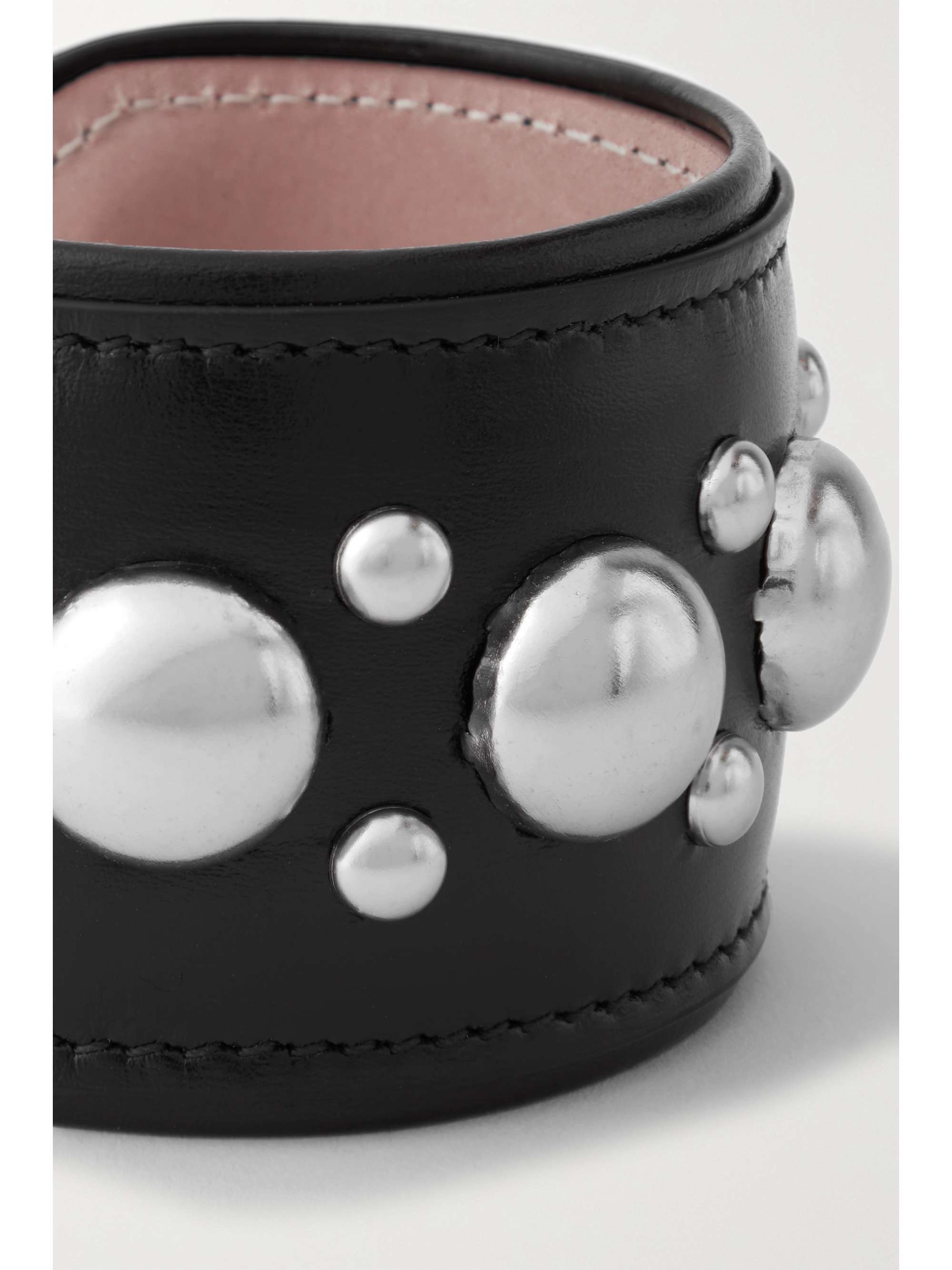 ALAÏA Studded leather cuff