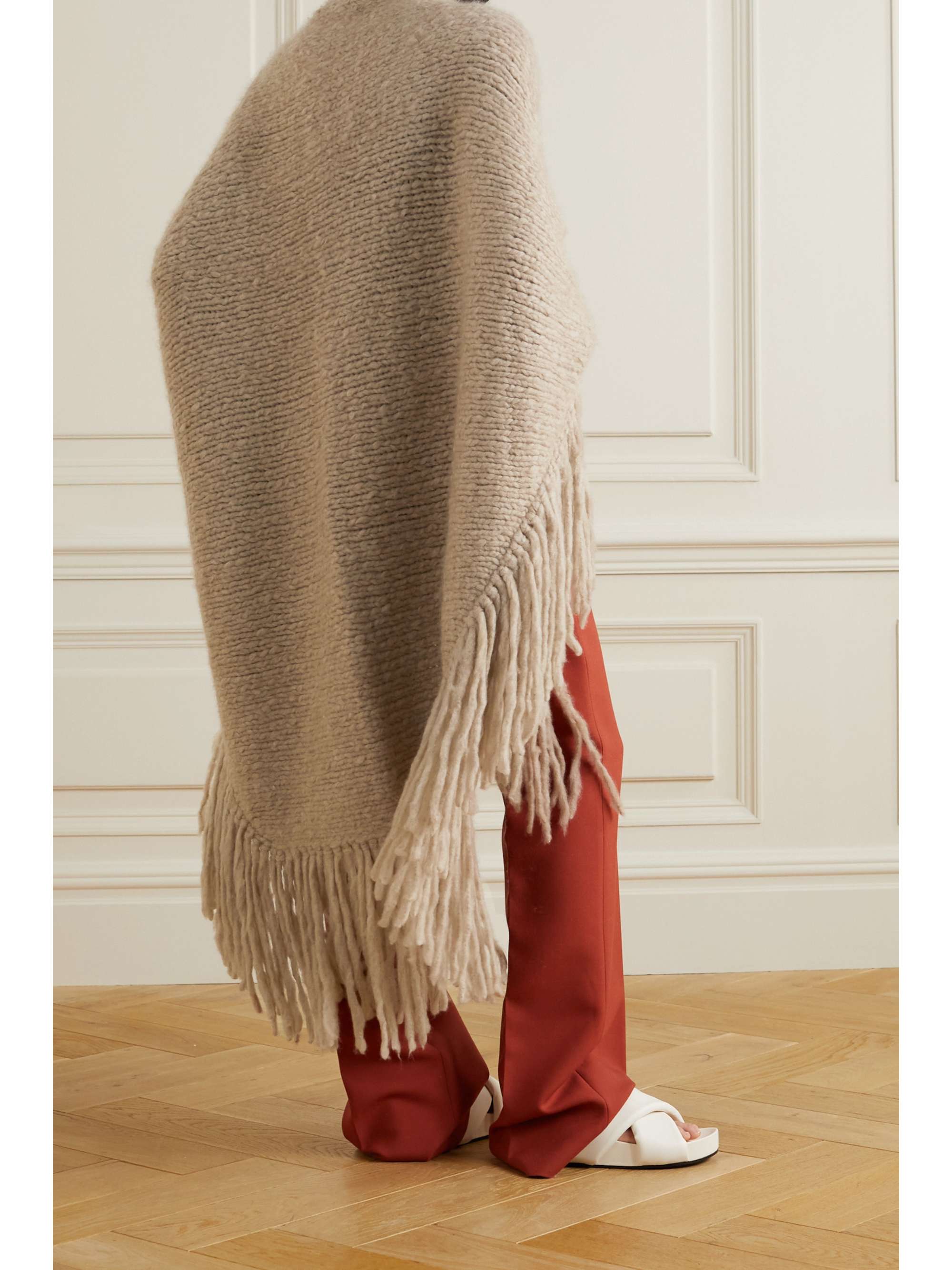 GABRIELA HEARST Lauren fringed cashmere wrap
