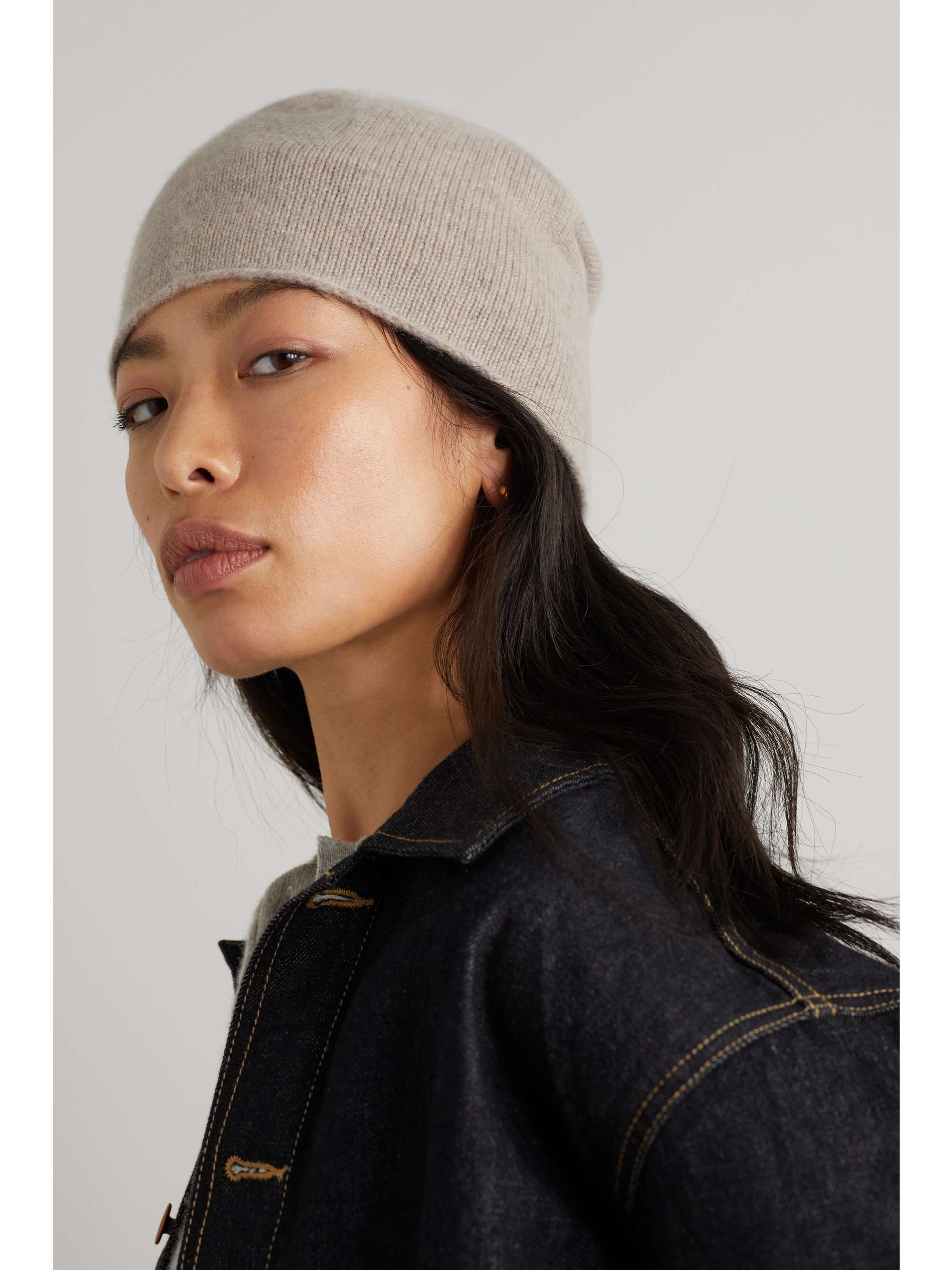 Neutral Cashmere beanie | JOSEPH | NET 